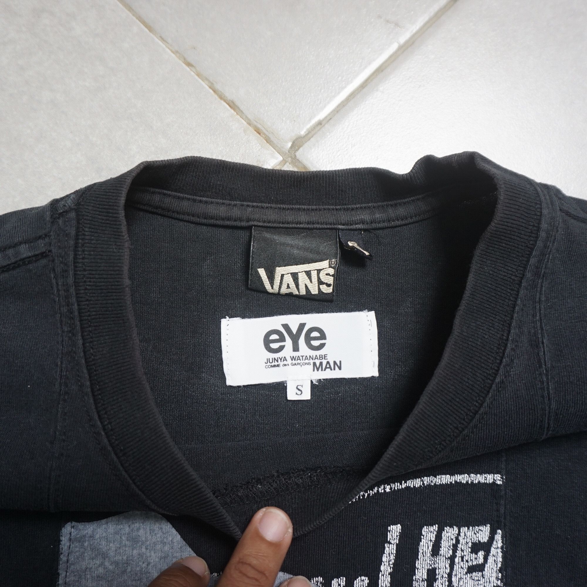 Junya Watanabe Junya watanabe x vans split tee Size US S / EU 44-46 / 1 - 4 Thumbnail