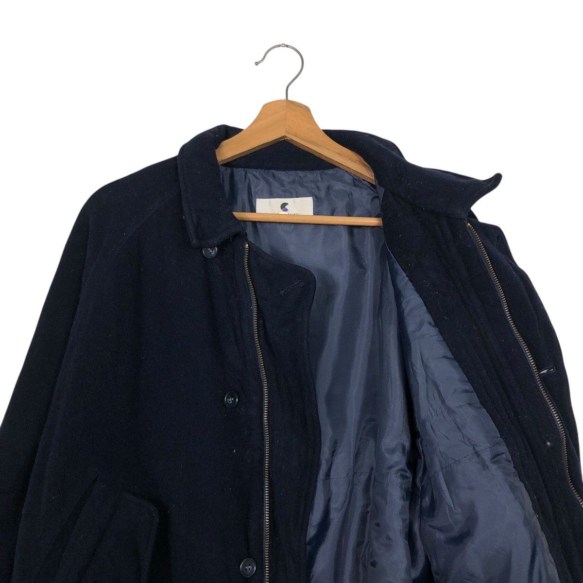 Japanese Brand 📌Vintage Wool Bomber Jacket Cittafascino Issey Miyake Size US M / EU 48-50 / 2 - 14 Thumbnail