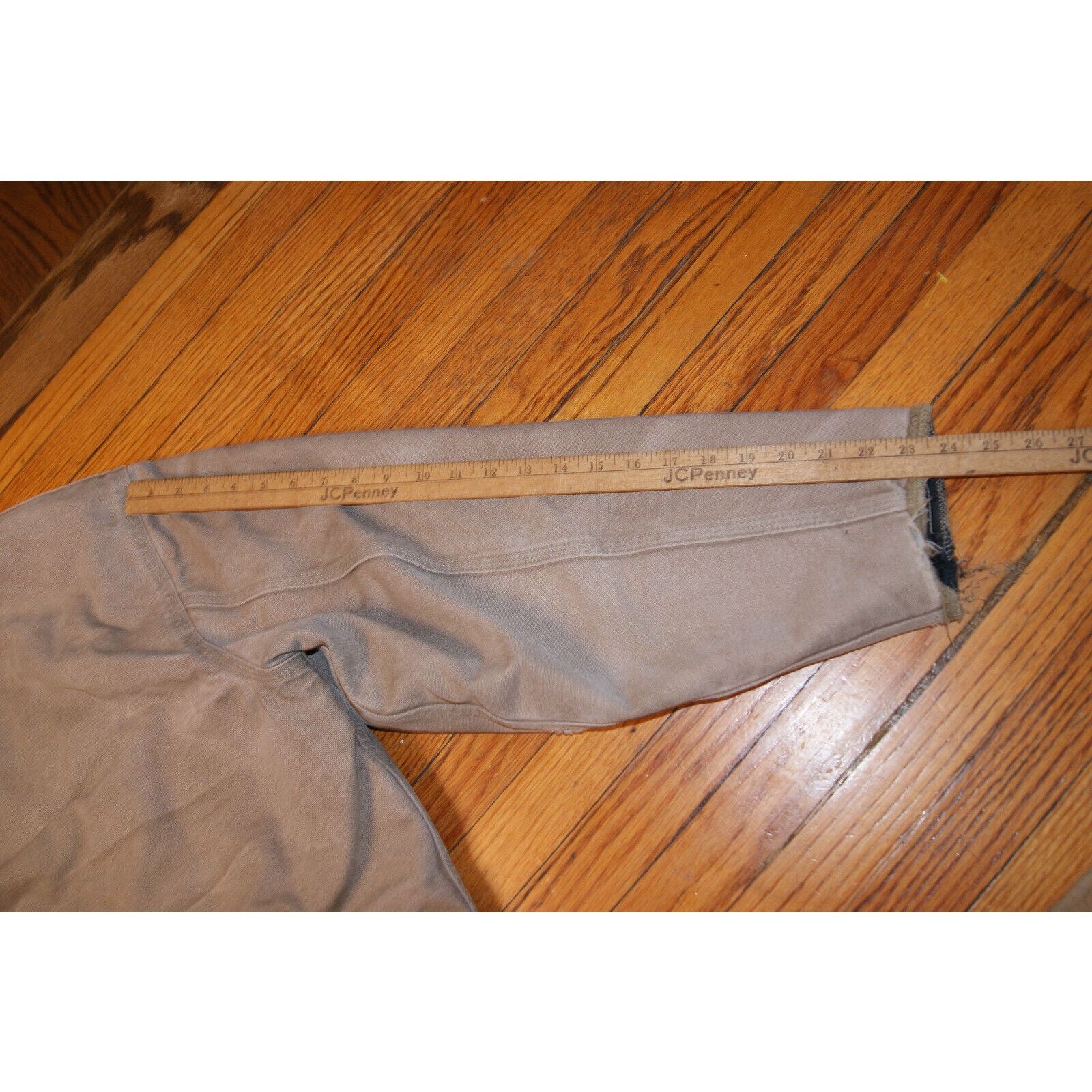 Carhartt VTG Carhartt Hooded Fleece Lined Canvas Coat XL Distress USA Size US XL / EU 56 / 4 - 20 Thumbnail