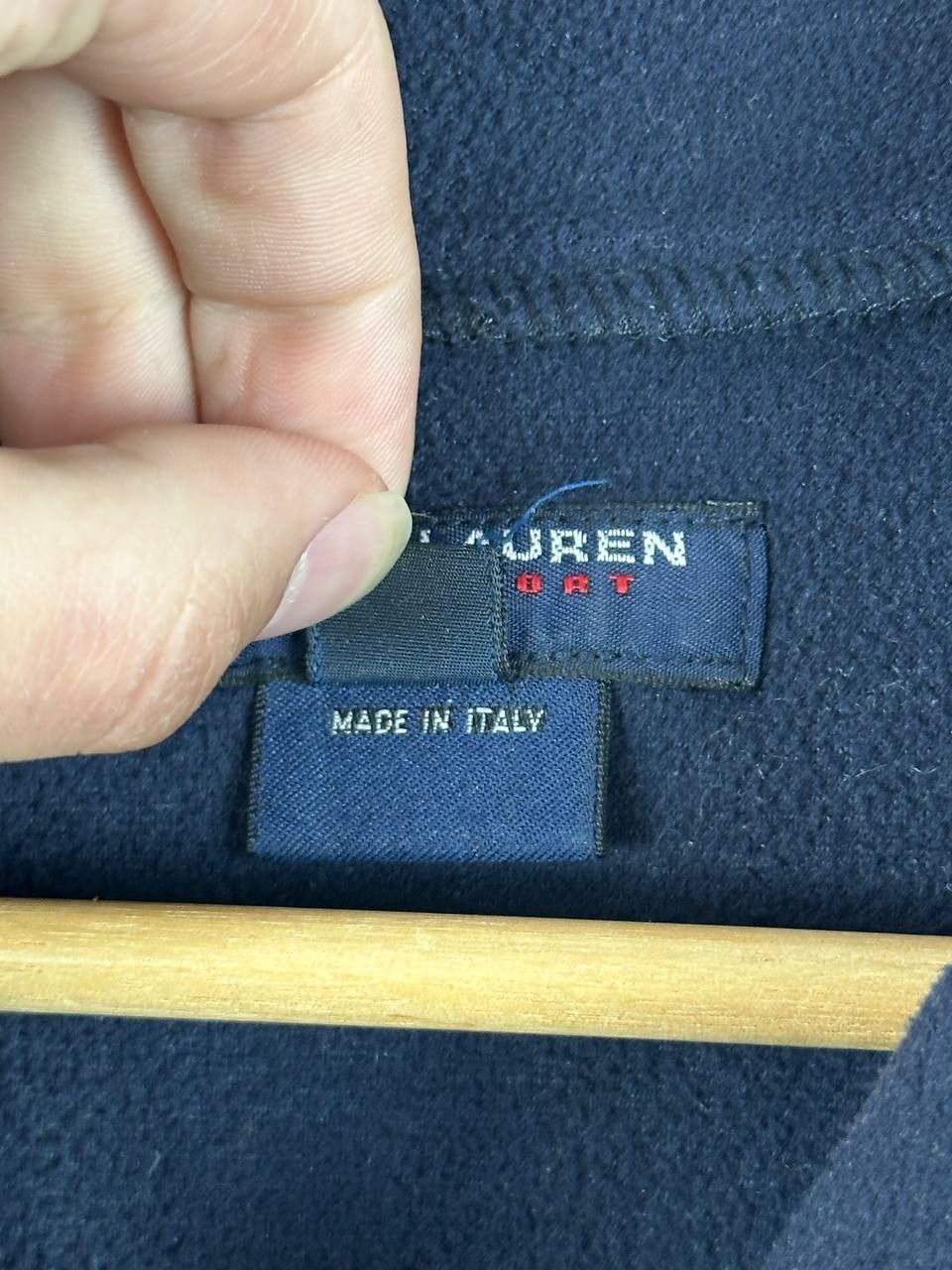 Polo Ralph Lauren Vintage Polo Ralph Lauren Navy Fleece Small Logo Size L / US 10 / IT 46 - 6 Thumbnail