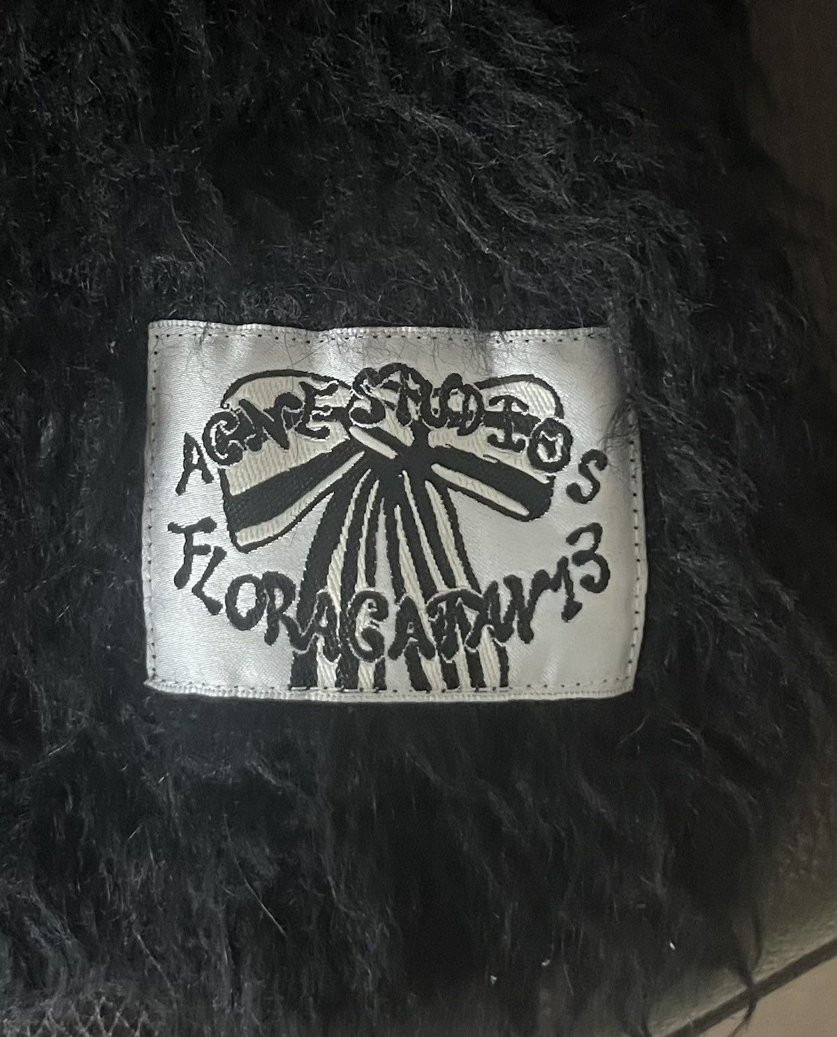 Acne Studios Acne Studio Black Alpaca Scarf Size ONE SIZE - 6 Thumbnail