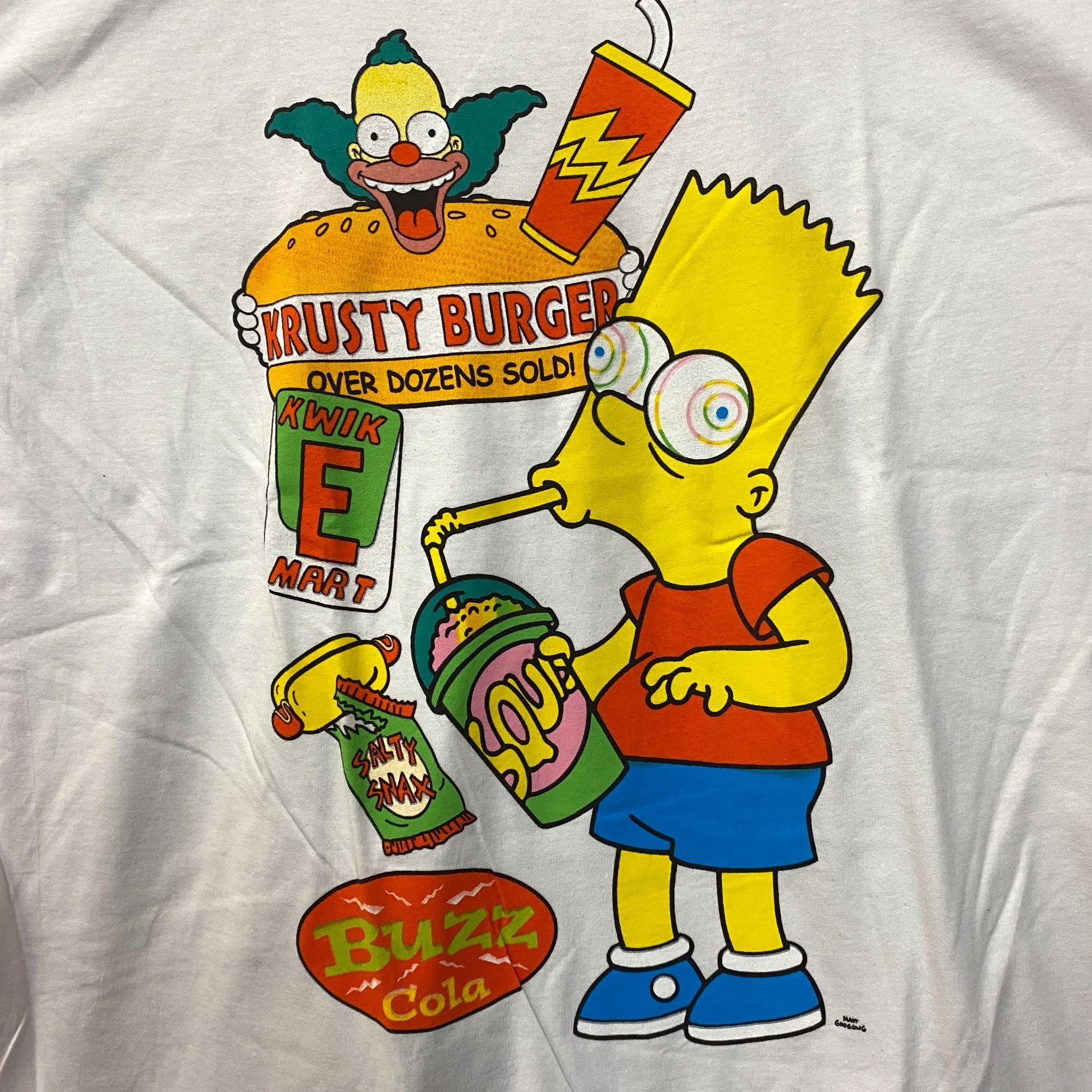 The Simpsons The Simpsons Bart Simpson Buzz Cola Krusty Burger Graphic T- Size US L / EU 52-54 / 3 - 2 Thumbnail