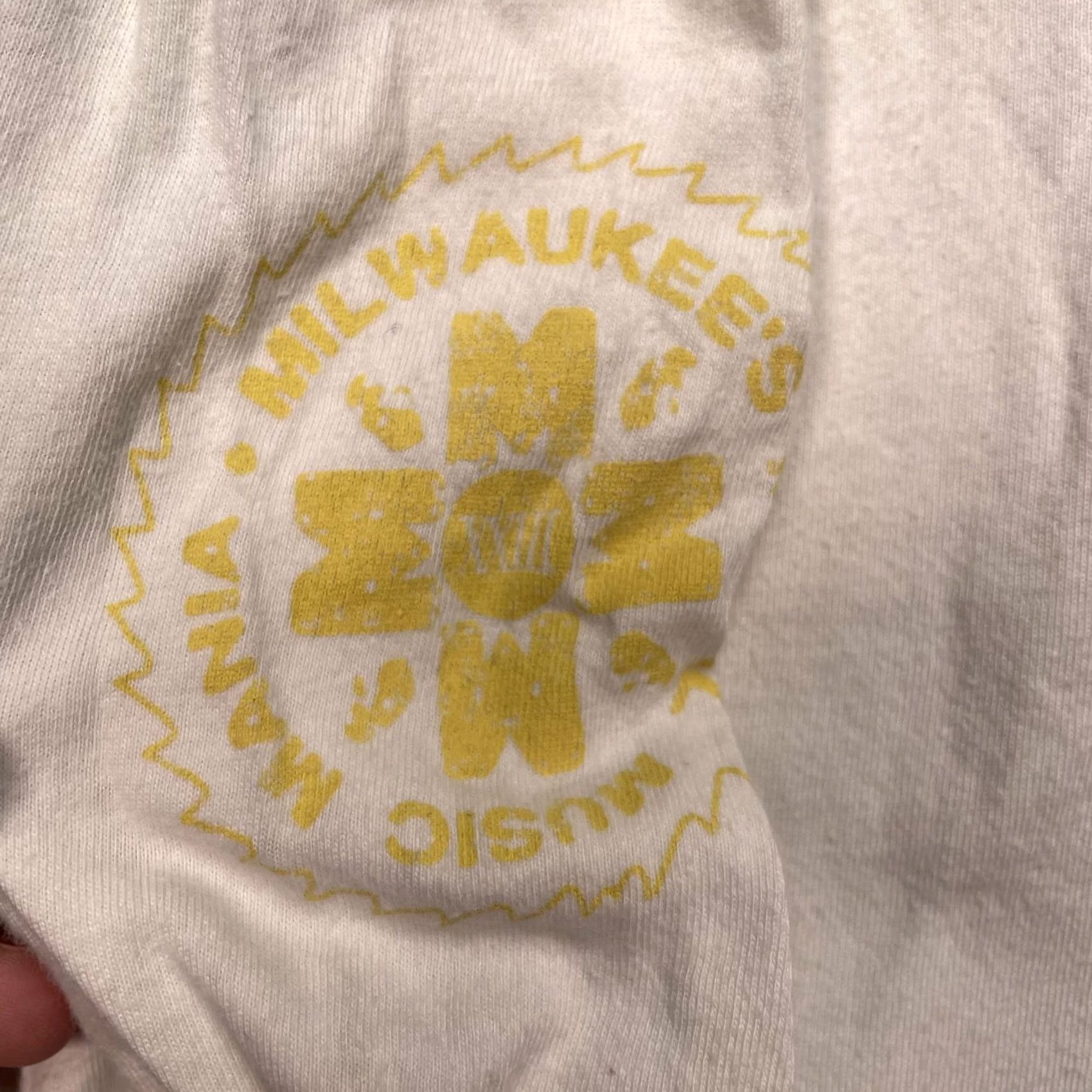 Vintage VINTAGE Milwaukee Metalfest Shirt Mens Large White Long Sleeve Skull Graphic Metal Tee Size US L / EU 52-54 / 3 - 3 Thumbnail