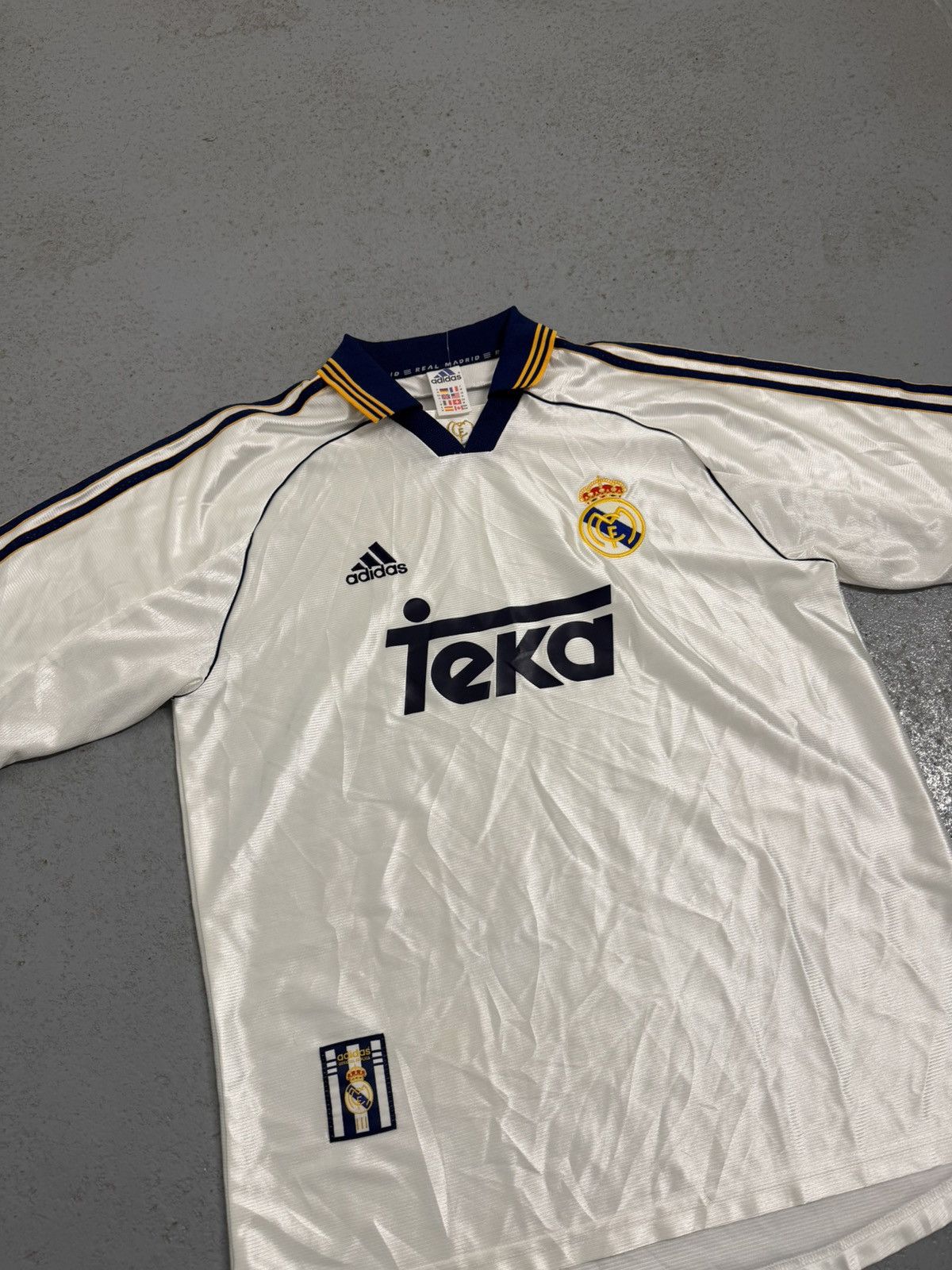 Adidas Vintage 1998/2000 Adidas Real Madrid Soccer Jersey Size US M / EU 48-50 / 2 - 2 Thumbnail