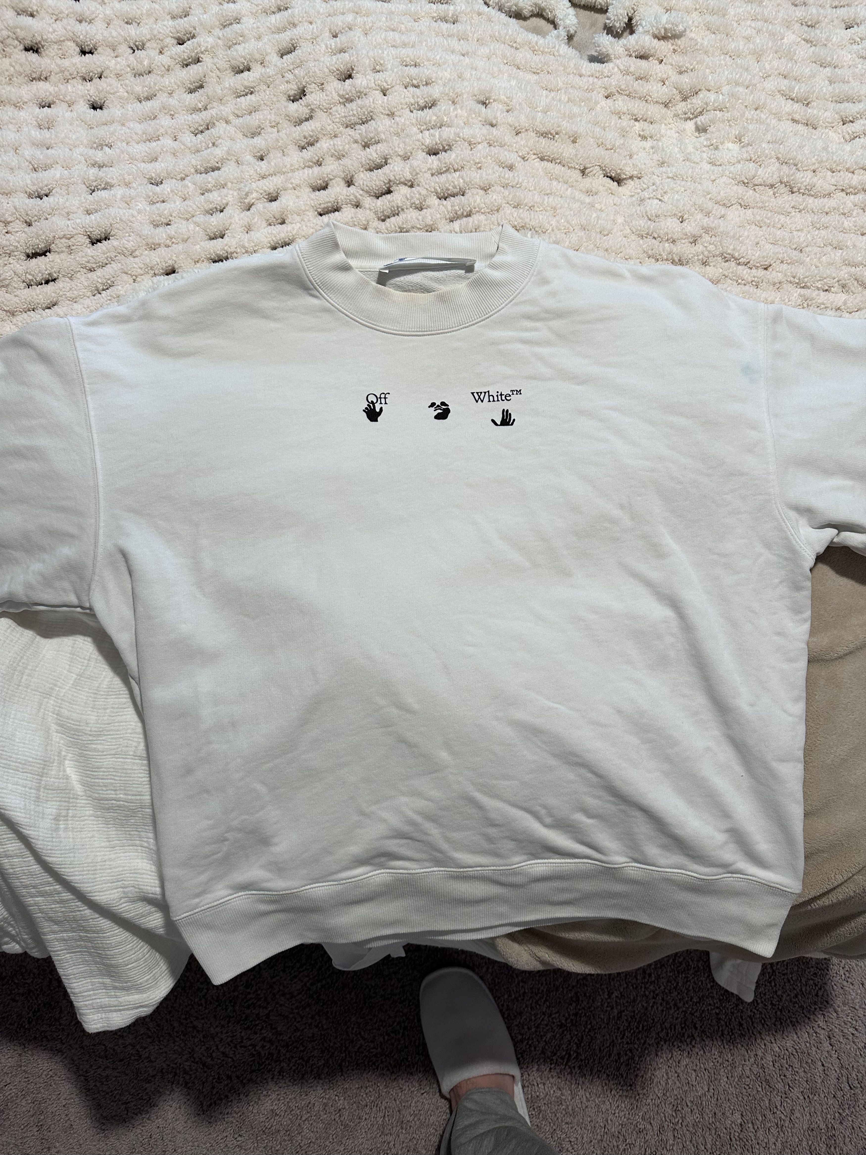 Off-White Off-White Crew Neck Size US L / EU 52-54 / 3 - 2 Thumbnail