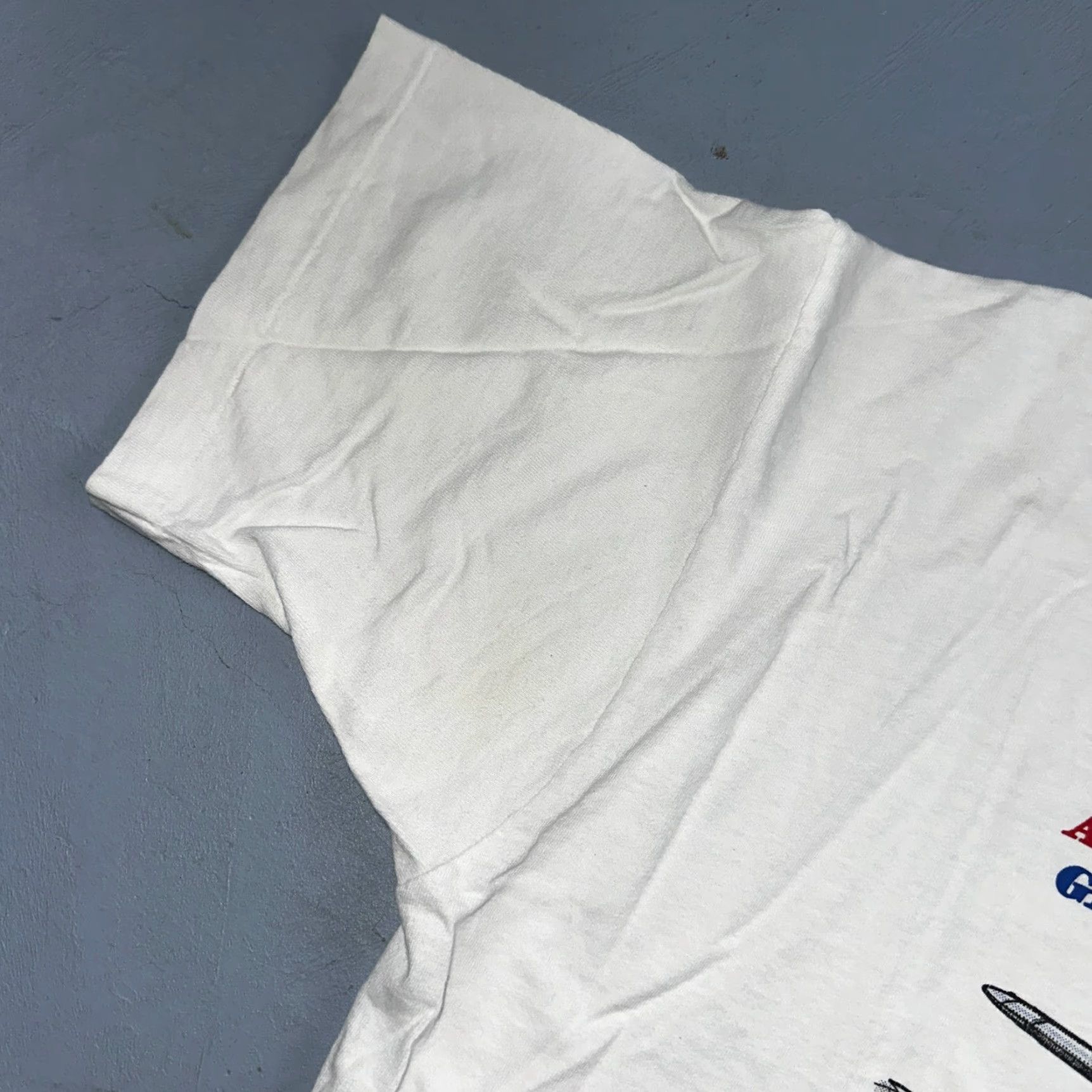 Fruit Of The Loom VINTAGE Fruit of the Loom T-Shirt Crew Neck Short Sleeve White XL Men 70s 80s 90s Arizona Wing Caf Ghost Squadron Graphic Print Size US XL / EU 56 / 4 - 4 Thumbnail