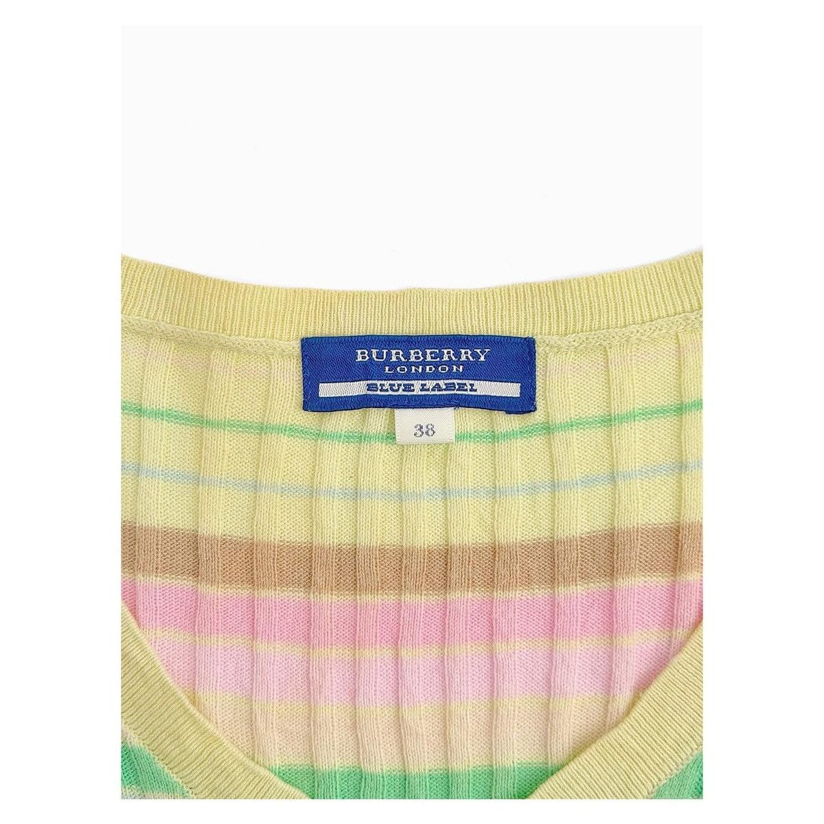 Burberry Burberry Knit V Neck Tee Size M / US 6-8 / IT 42-44 - 3 Thumbnail