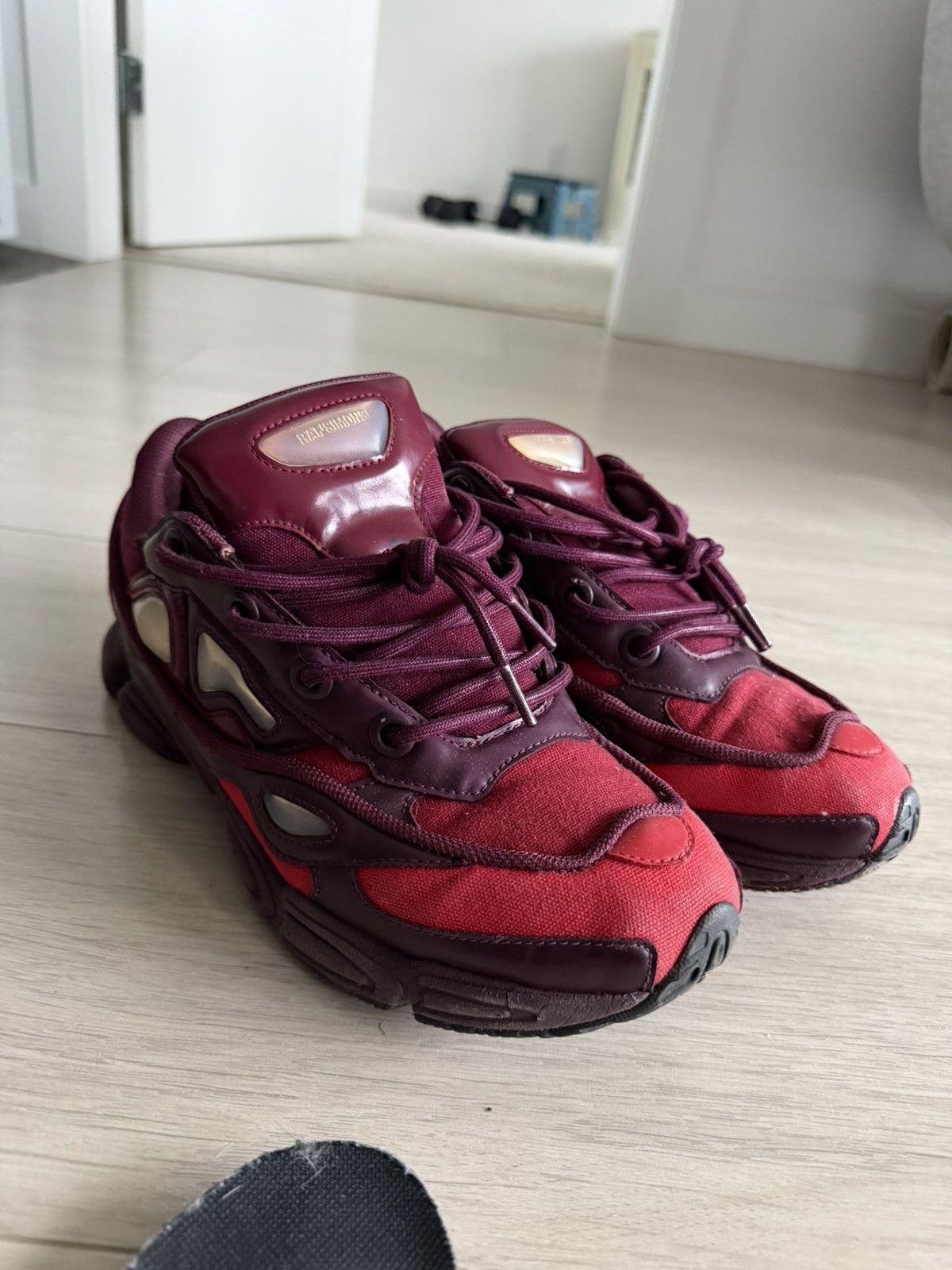 Adidas × Raf Simons Raf simons ozweego 3 burgundy Size US 9 / EU 42 - 3 Thumbnail