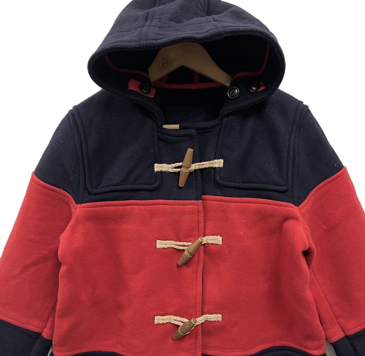 Tommy Hilfiger Tommy Hilfiger Multicolor Wool Duffle Coat Size US M / EU 48-50 / 2 - 4 Thumbnail