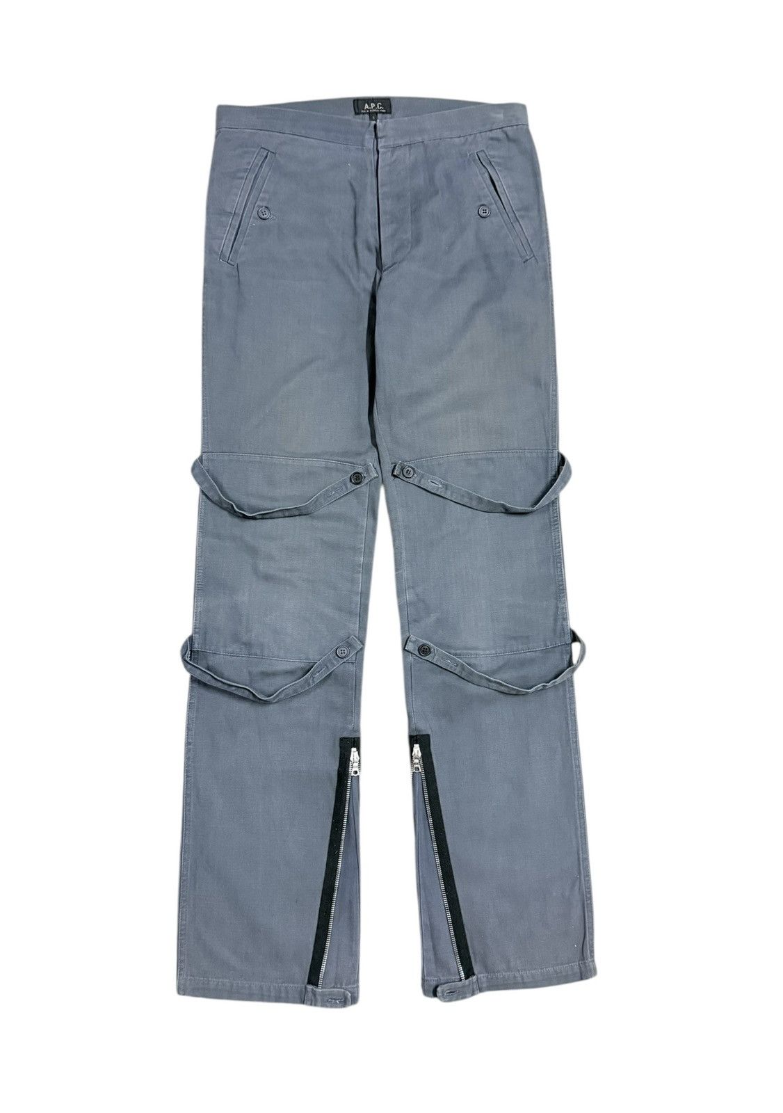 A.P.C. 🔥A.P.C. Crossstrape Bondage Zipper Length Harringbone Pants Size US 32 / EU 48 - 1 Thumbnail