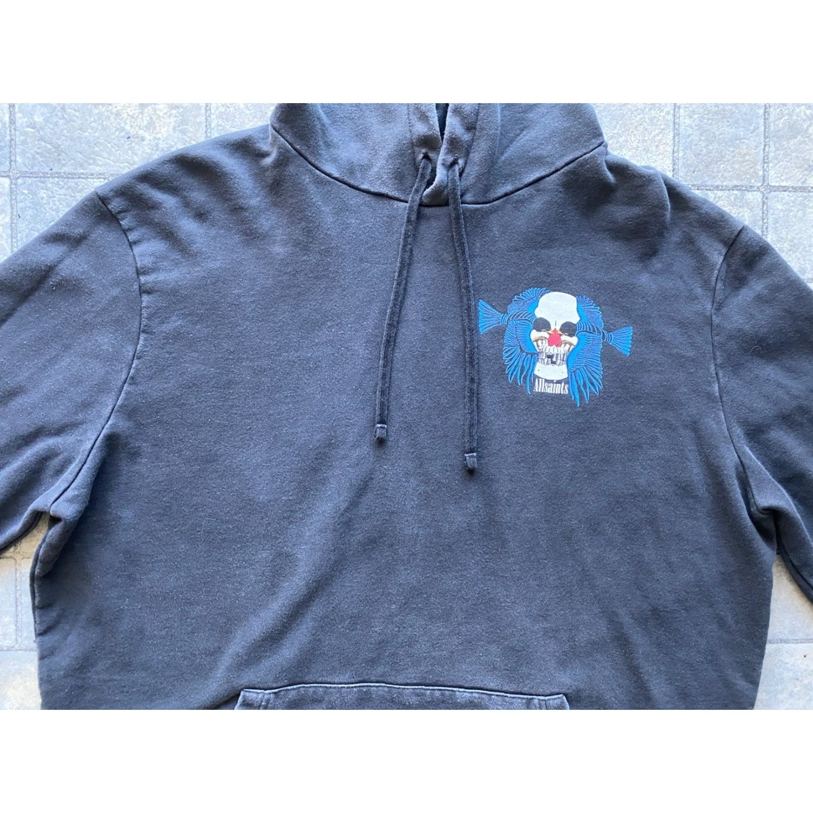 Allsaints AllSaints Hoodie Skull Pullover Black Men Size S Adult Small Hooded Shirt? Size US S / EU 44-46 / 1 - 4 Thumbnail