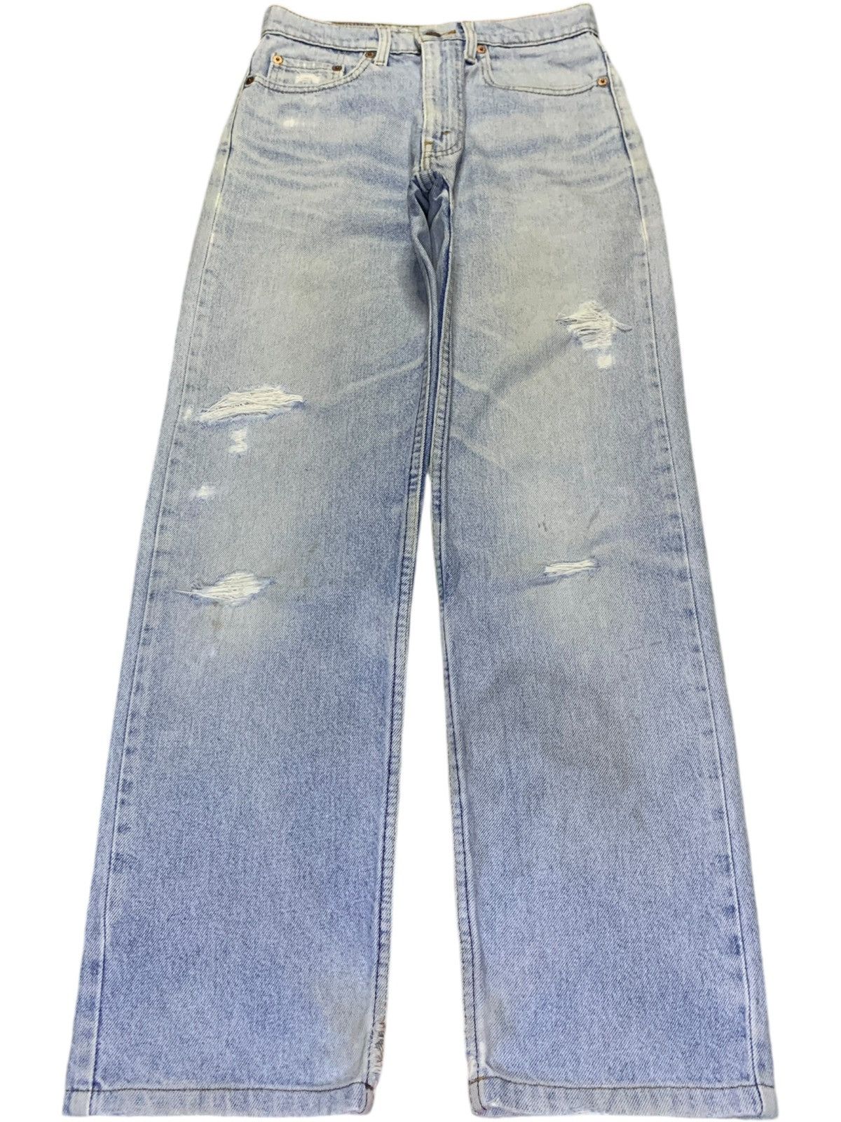 Levi's × Levi's Vintage Clothing Vintage 90s Levis 510 Stonewashed Distressed Jeans Size US 28 / EU 44 - 1 Thumbnail