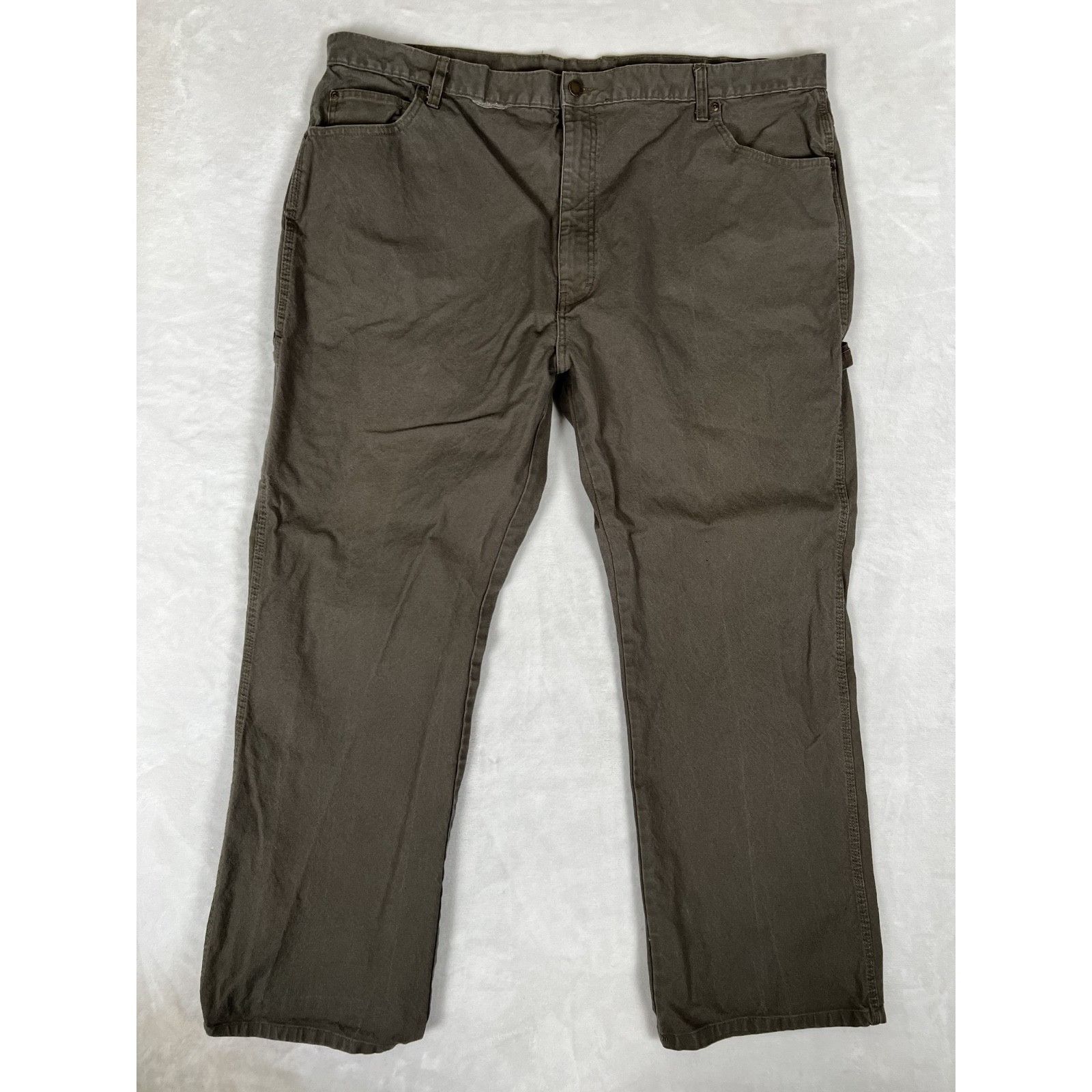 Dickies Vintage Dickies Carpenter Pants Faded Olive Green Size 44x30 Size US 36 / EU 52 - 2 Thumbnail