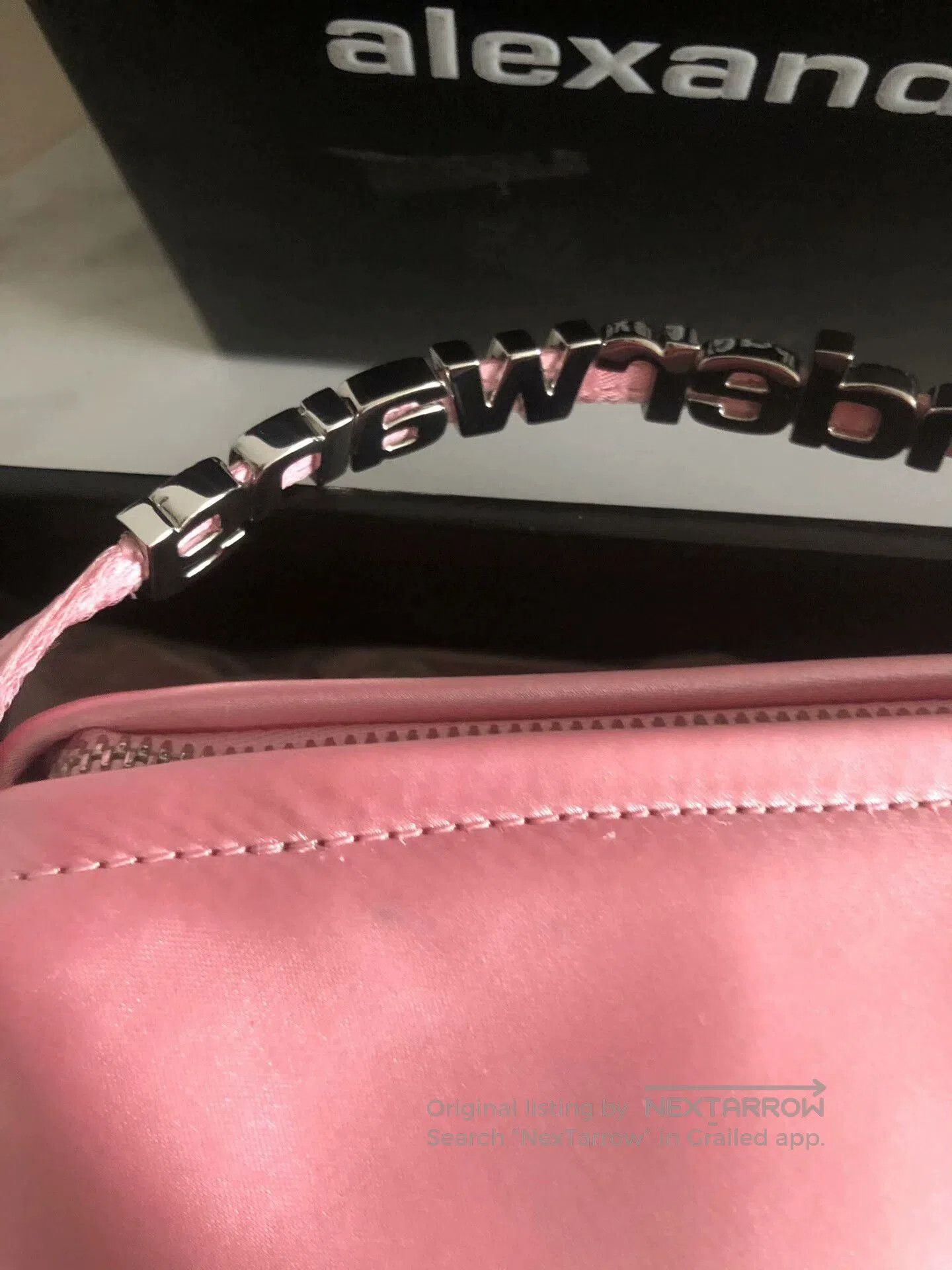 Alexander Wang Alexander Wang Pink Satin Rhinestone Bag. Size ONE SIZE - 1 Thumbnail