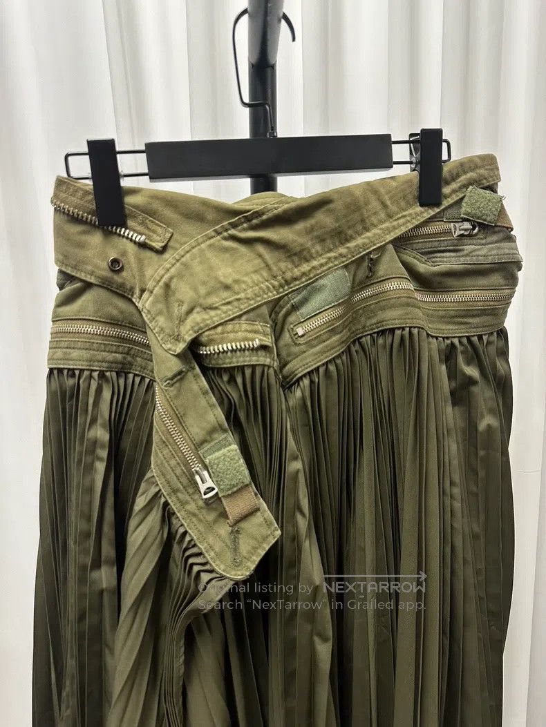 Junya Watanabe Junya Watanabe size S Style deconstructed pleated skirt Size 22" - 2 Thumbnail