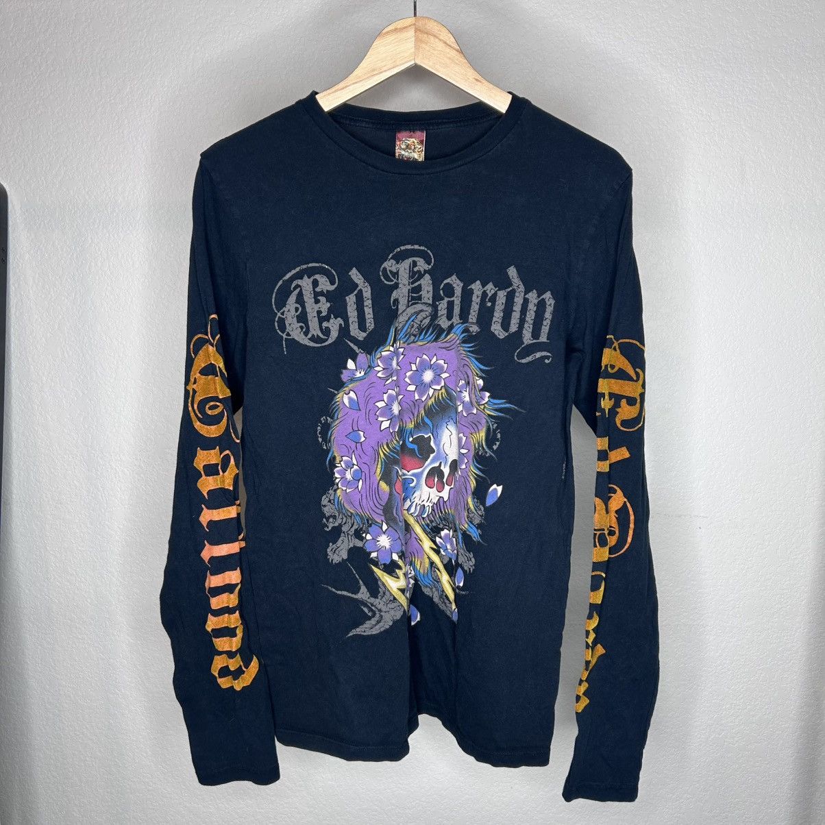 Ed Hardy Ed hardy tattoo black long sleeve tee shirt large Size US L / EU 52-54 / 3 - 1 Thumbnail