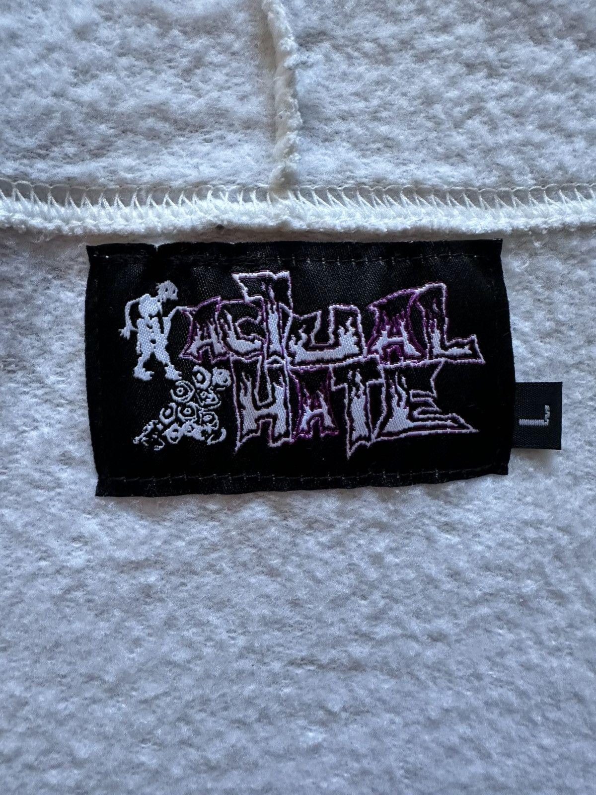 Actual Hate Ken Carson Actual Hate White Teen X Zip Up Hoodie Size US L / EU 52-54 / 3 - 4 Thumbnail