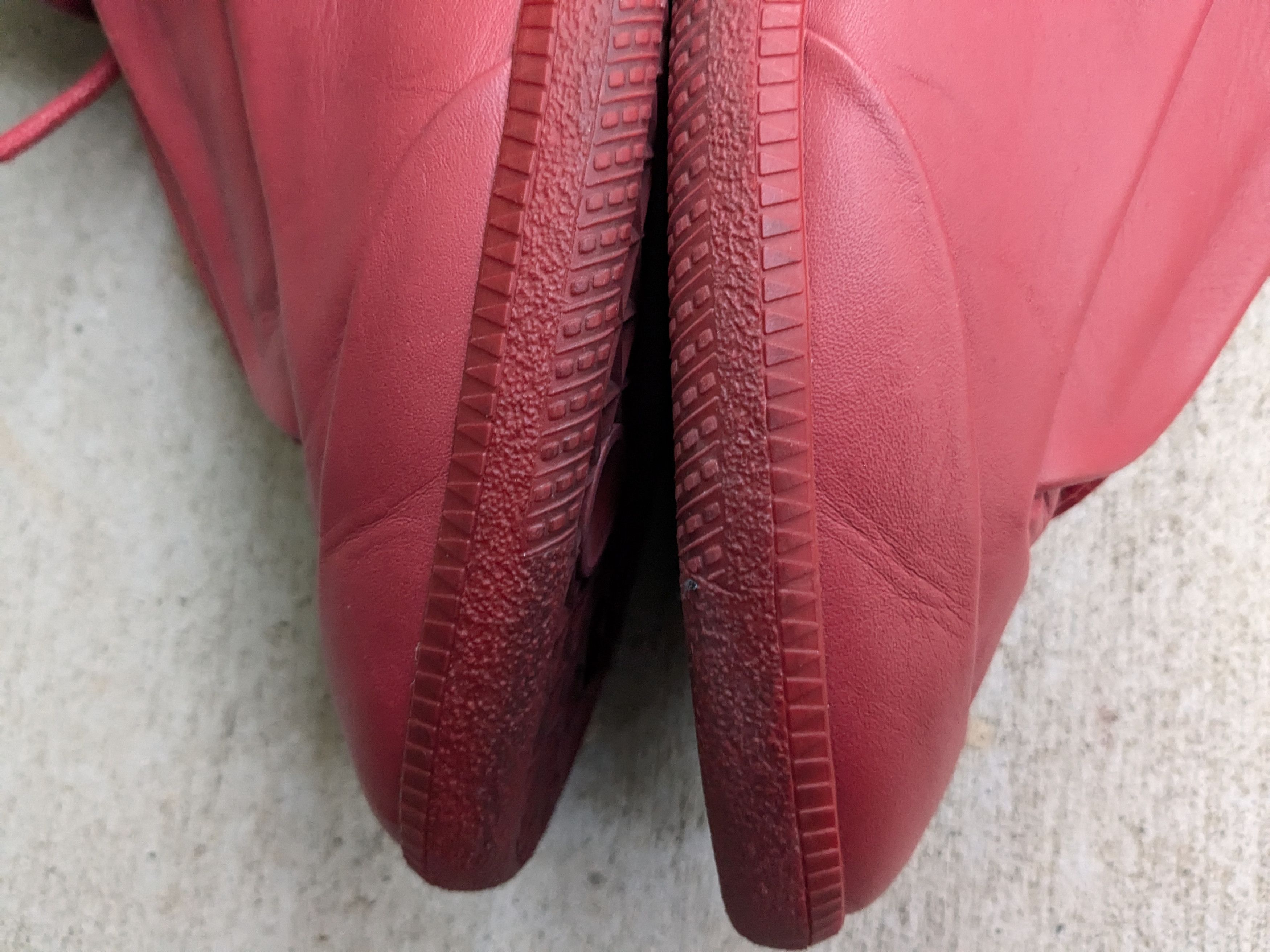 Maison Margiela Maison Margiela Future Red 9 42 Leather High Tops Size US 9 / EU 42 - 12 Thumbnail