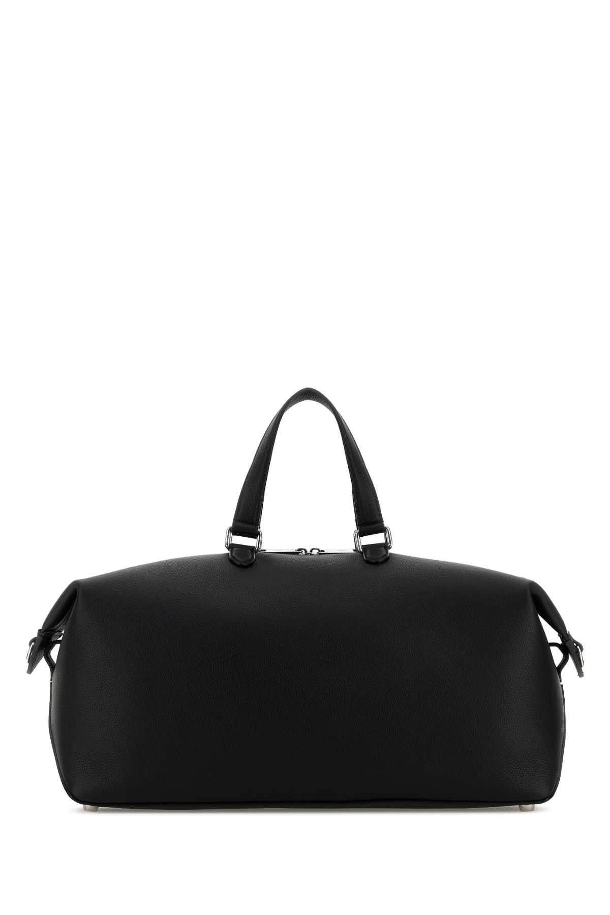 Fendi Black Leather Fendi Lui 45 Travel Bag Size ONE SIZE - 1 Thumbnail