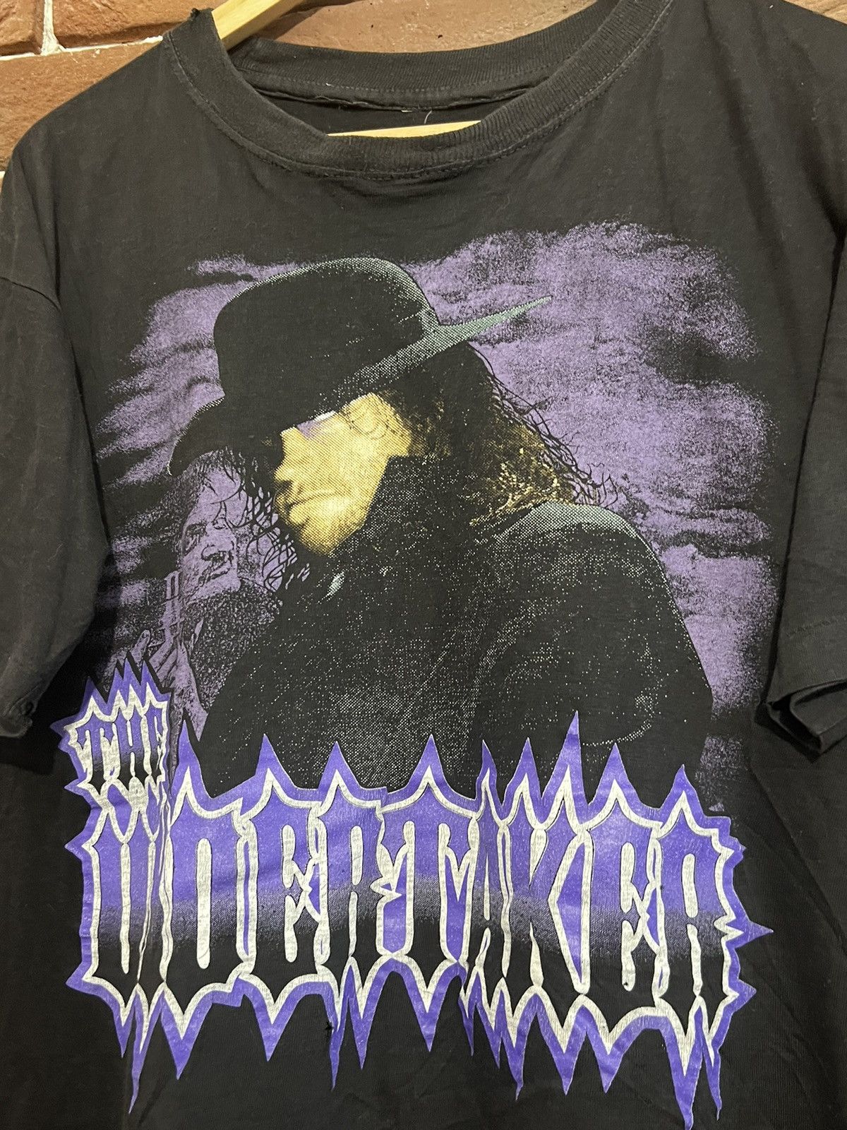 Vintage Vintage Undertaker t shirt 1992 WWF 90s WWE wrestling L Size US L / EU 52-54 / 3 - 4 Thumbnail