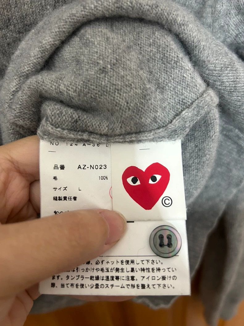 Comme des Garcons Comme Des Garcons Wool knitted cardigan Size L / US 10 / IT 46 - 4 Thumbnail