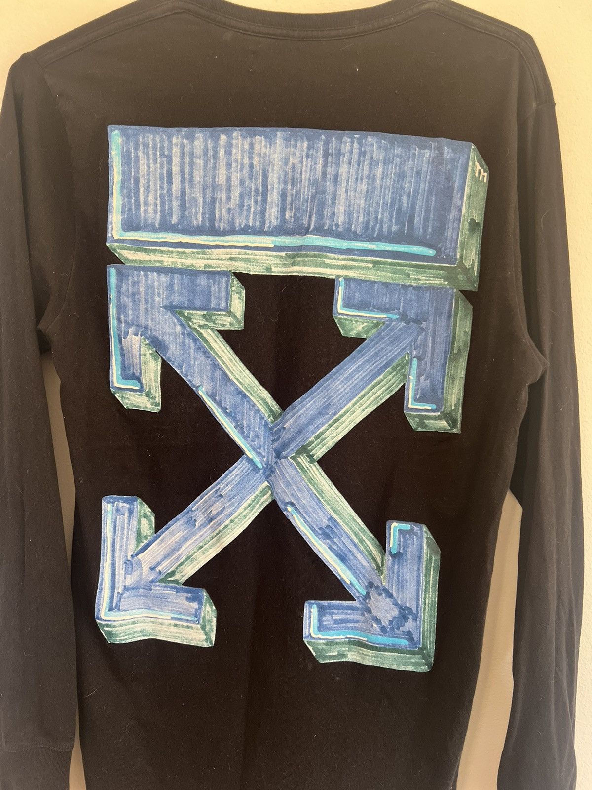 Off-White Off white marker Long sleeve TEE Size US M / EU 48-50 / 2 - 7 Thumbnail