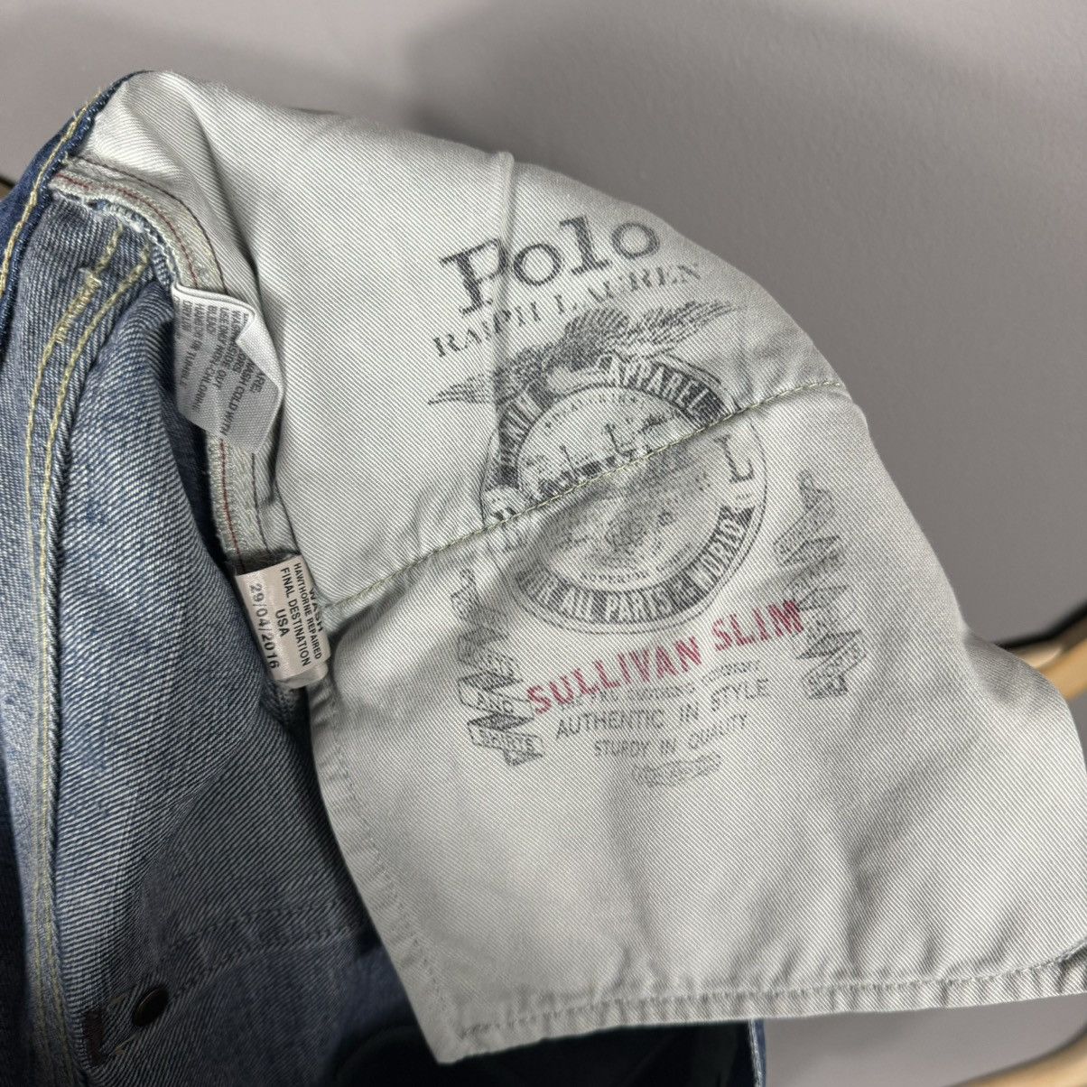 Polo Ralph Lauren Polo Ralph Lauren Distressed Sullivan Slim Jeans Size US 32 / EU 48 - 16 Thumbnail