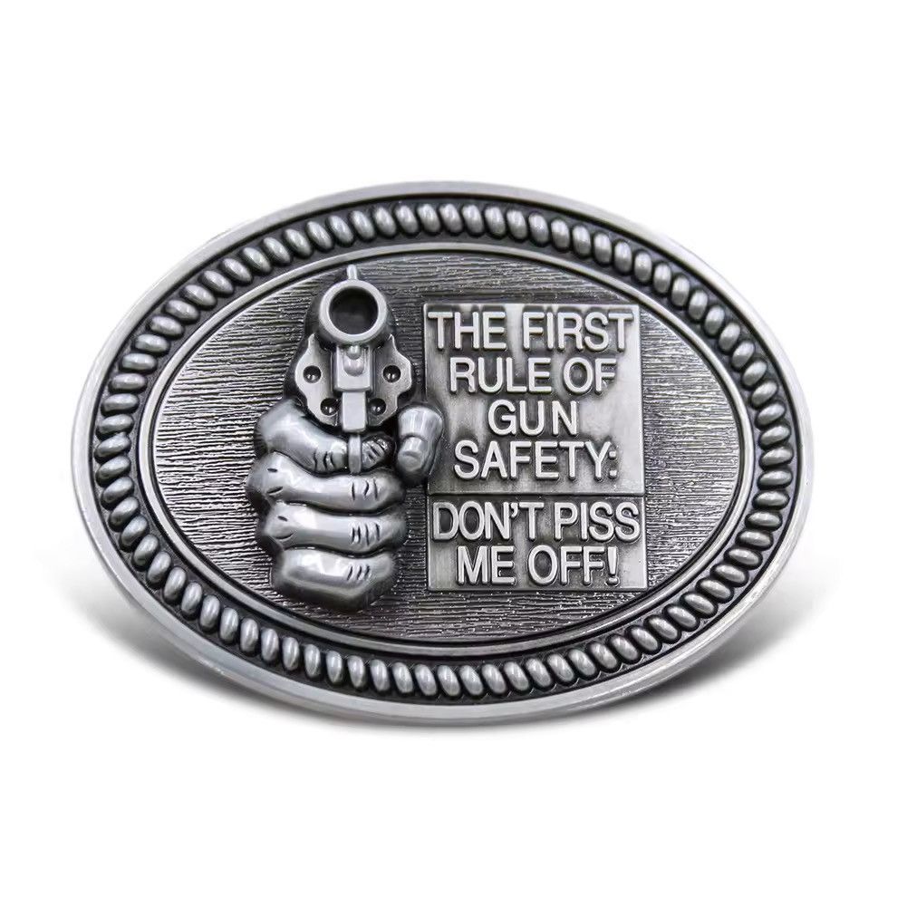 Japanese Brand × Vintage Cowboy Safety Gun Belt Buckle Size ONE SIZE - 2 Thumbnail