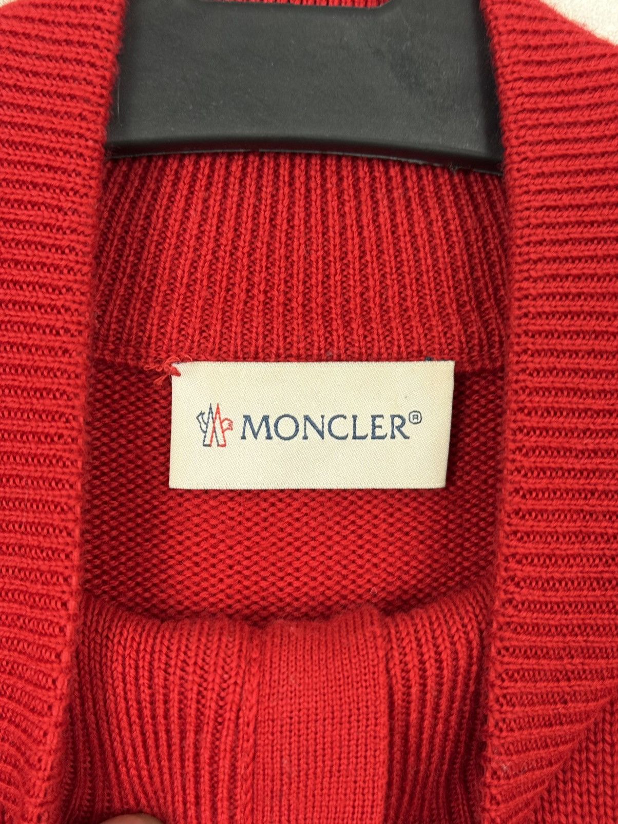 Moncler Moncler Maglia Tricot Kids 1/4 Zip Wool Sweater Size 14/164 Size US XS / EU 42 / 0 - 7 Thumbnail