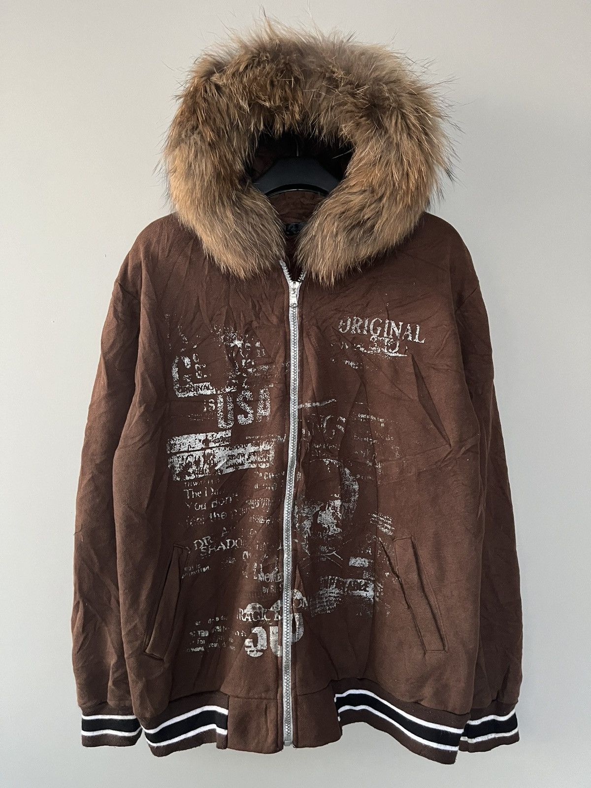 14th Addiction JAPANESE CBK POEM FUR HOODIE SEDITIONARIES GOTHIC PUNK STYLE Size US L / EU 52-54 / 3 - 1 Thumbnail
