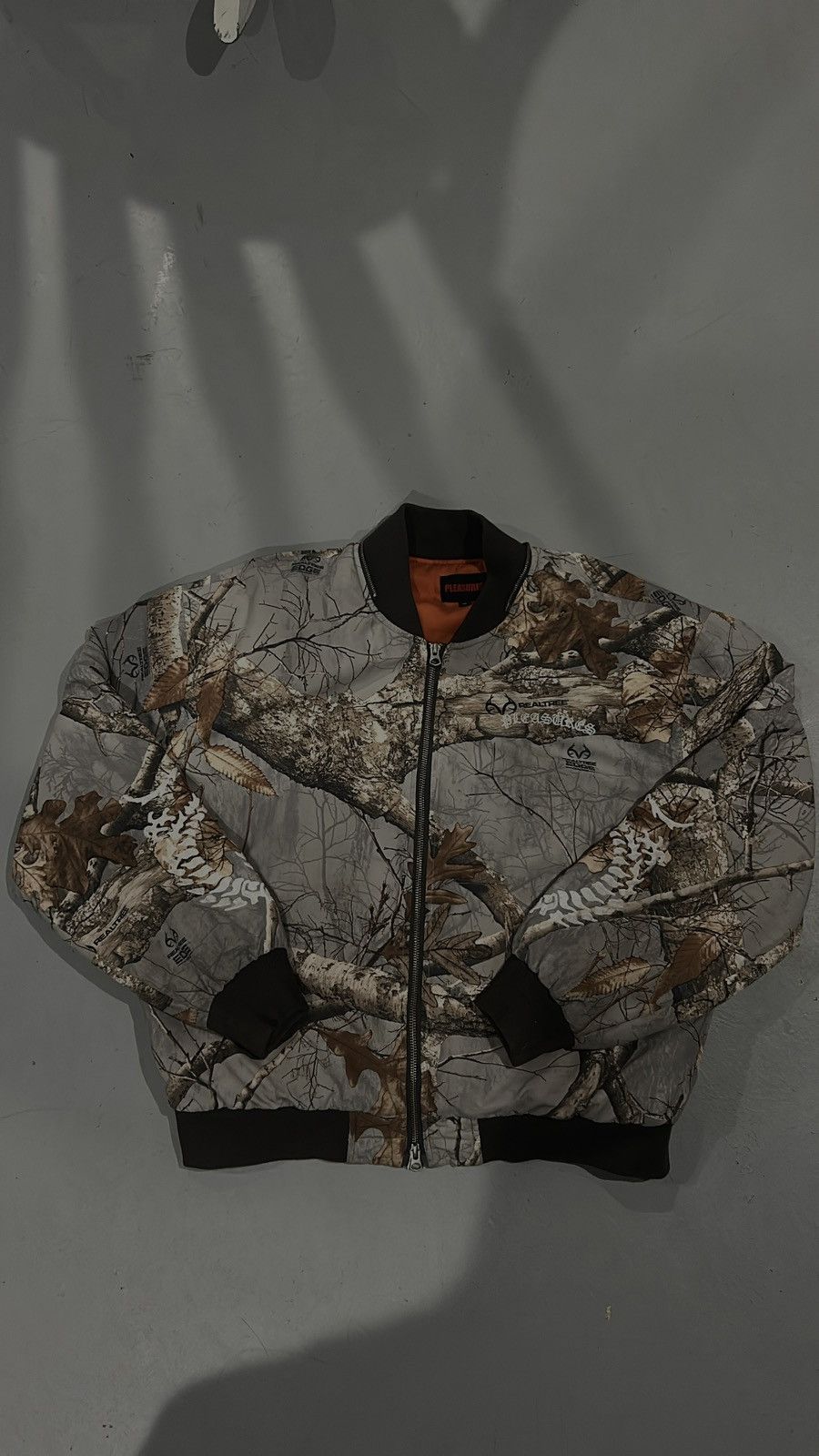 Pleasures DRAGON BOMBER - GREY EDGE Size US M / EU 48-50 / 2 - 1 Thumbnail