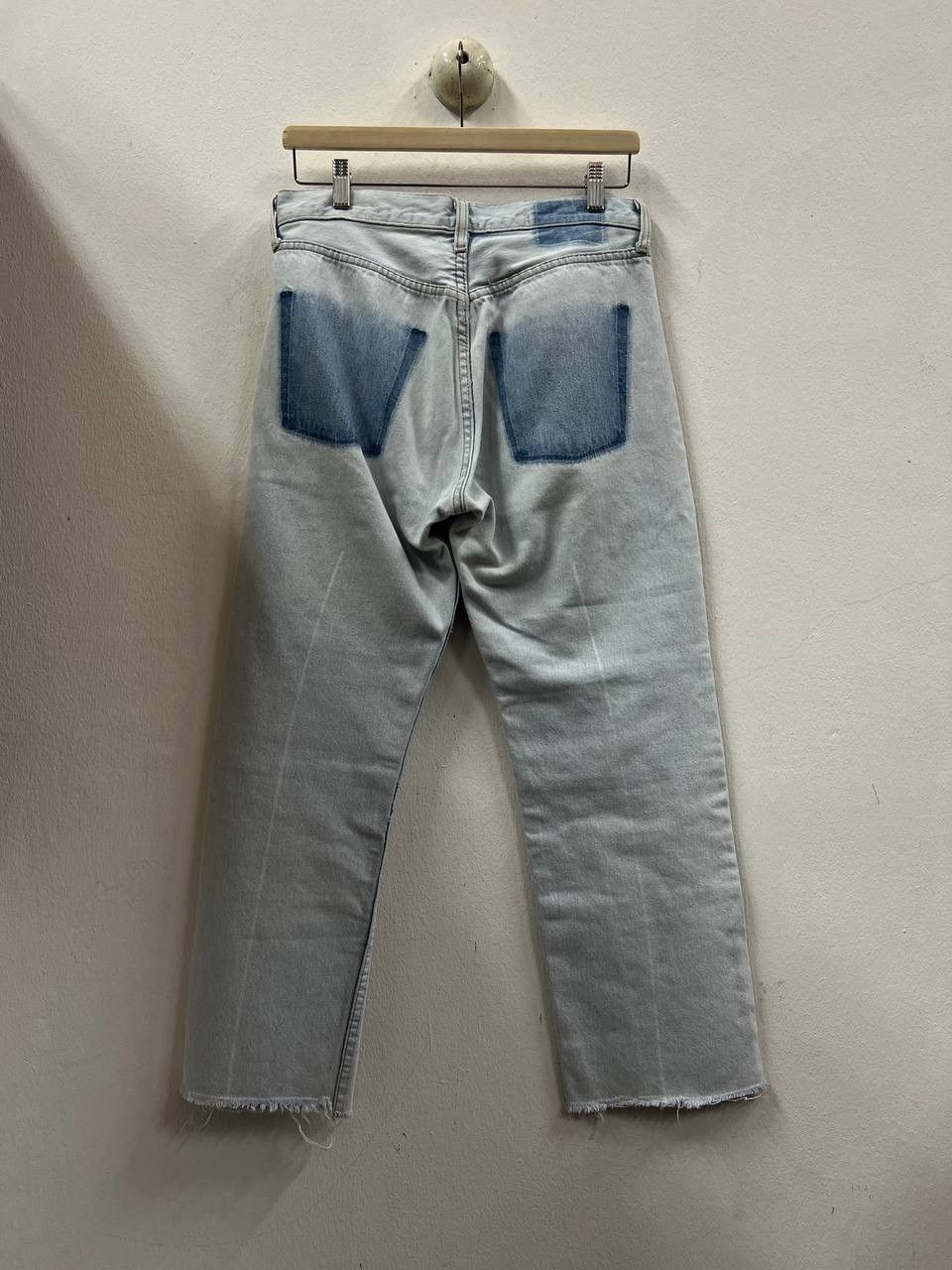 Maison Margiela AW00 Maison Martin Margiela Artisanal Reworked Patched Denim Size US 30 / EU 46 - 1 Thumbnail