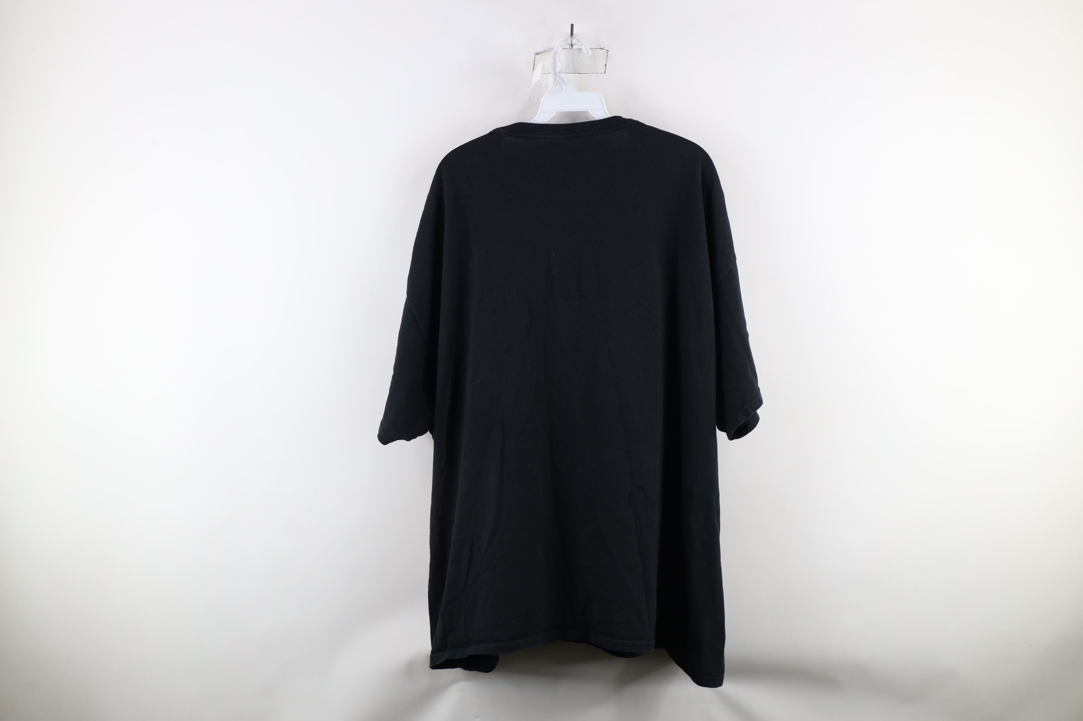 Vintage Retro Spell Out Nirvana Band Short Sleeve T-Shirt Black Size US XXL / EU 58 / 5 - 9 Thumbnail