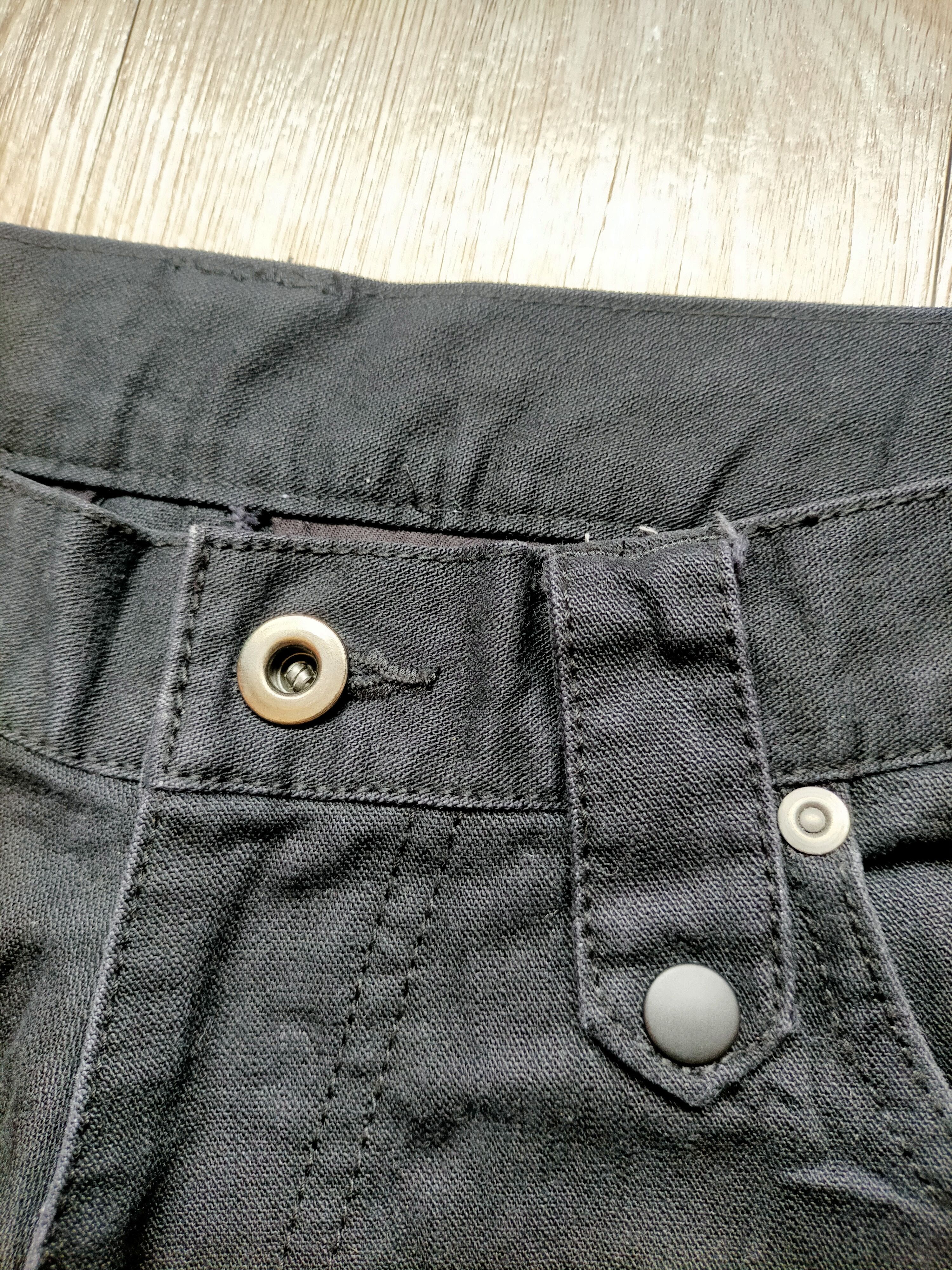 Tete Homme Tete Homme Flare Jeans Bondage Punk Style Black Denim Size US 30 / EU 46 - 7 Thumbnail