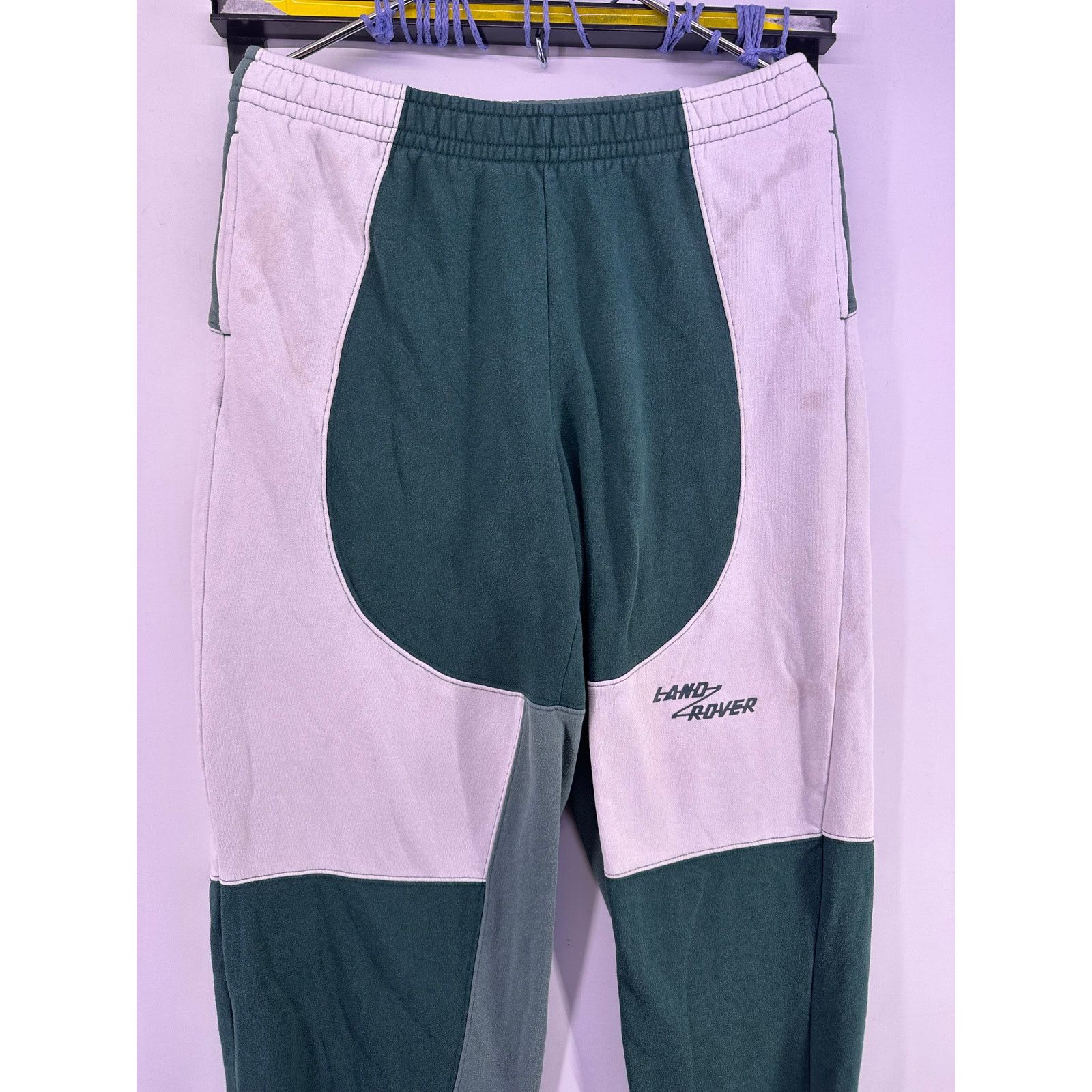 Pacsun Vintage Land Rover Green White Sweatpants Size Medium Pacsun Size US 34 / EU 50 - 2 Thumbnail