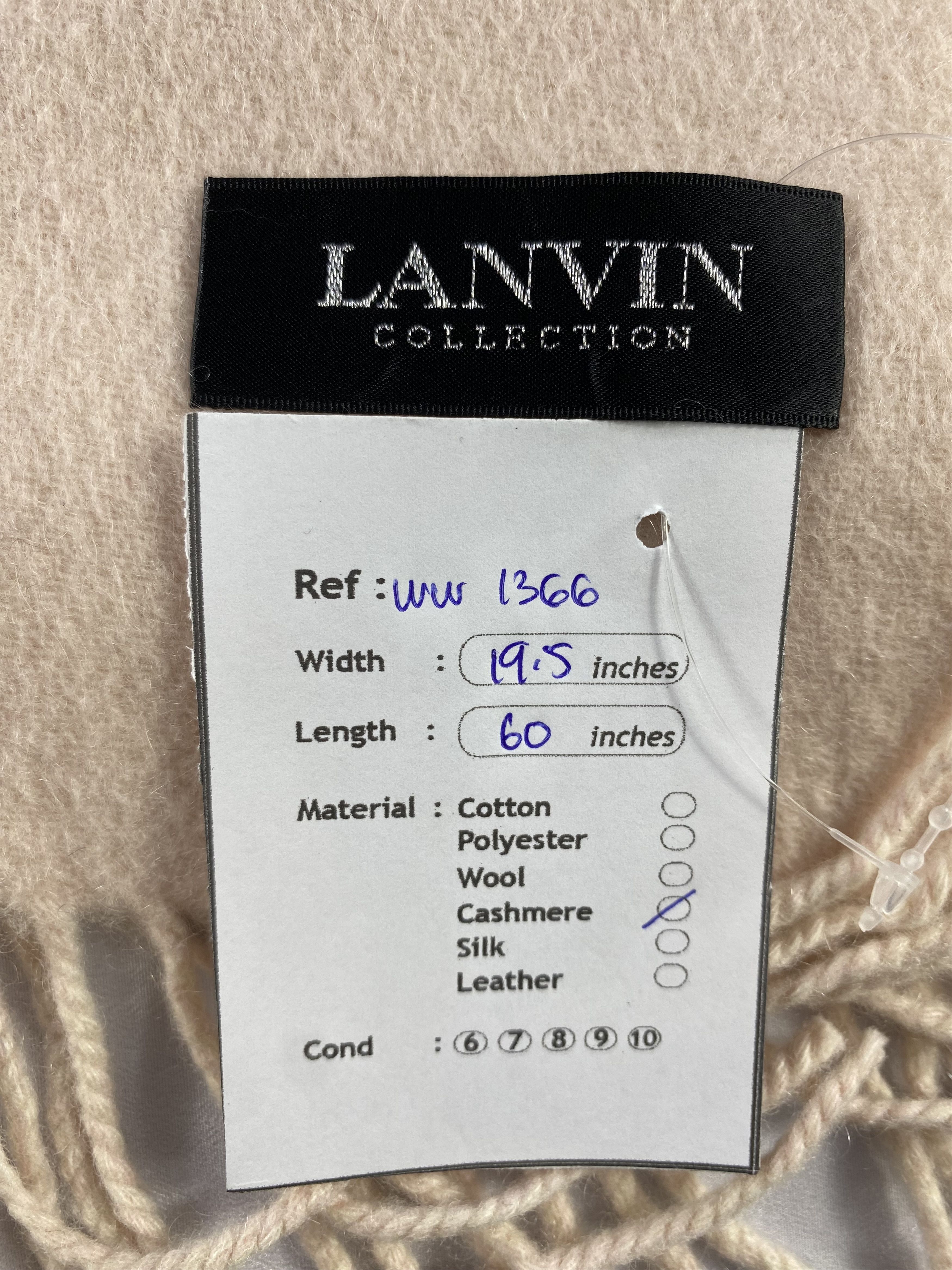 Lanvin × Vintage Lanvin Scarf / Muffler / Neckwear Size ONE SIZE - 5 Thumbnail