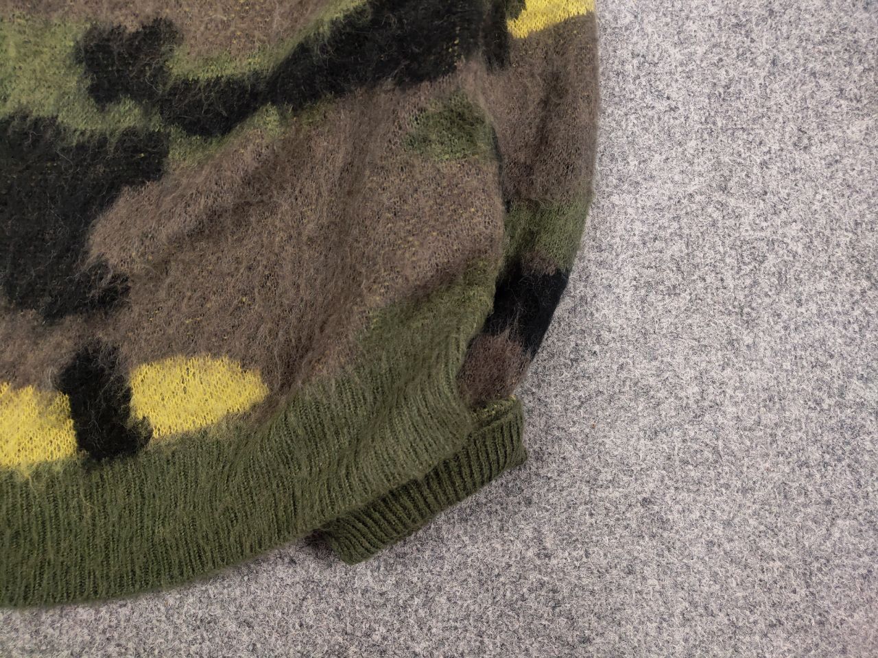 Corteiz Corteiz Mohair Blend Knit Sweater Gutta Green Camo Oversized Size US S / EU 44-46 / 1 - 6 Thumbnail