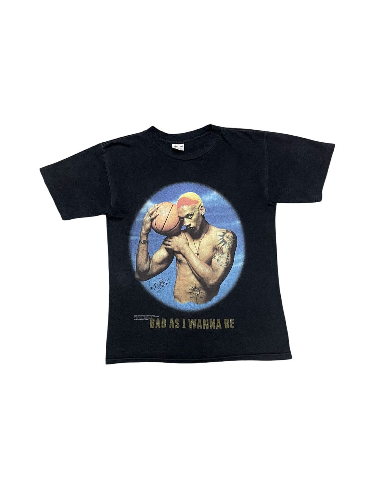 NBA VINTAGE 1996 DENNIS RODMAN BIG PRINT TSHIRT Size US M / EU 48-50 / 2 - 1 Thumbnail