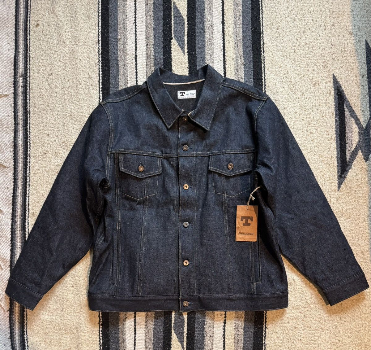 Tellason NWT Tellason Japan Raw Selvedge Denim Jacket XXL | Grailed