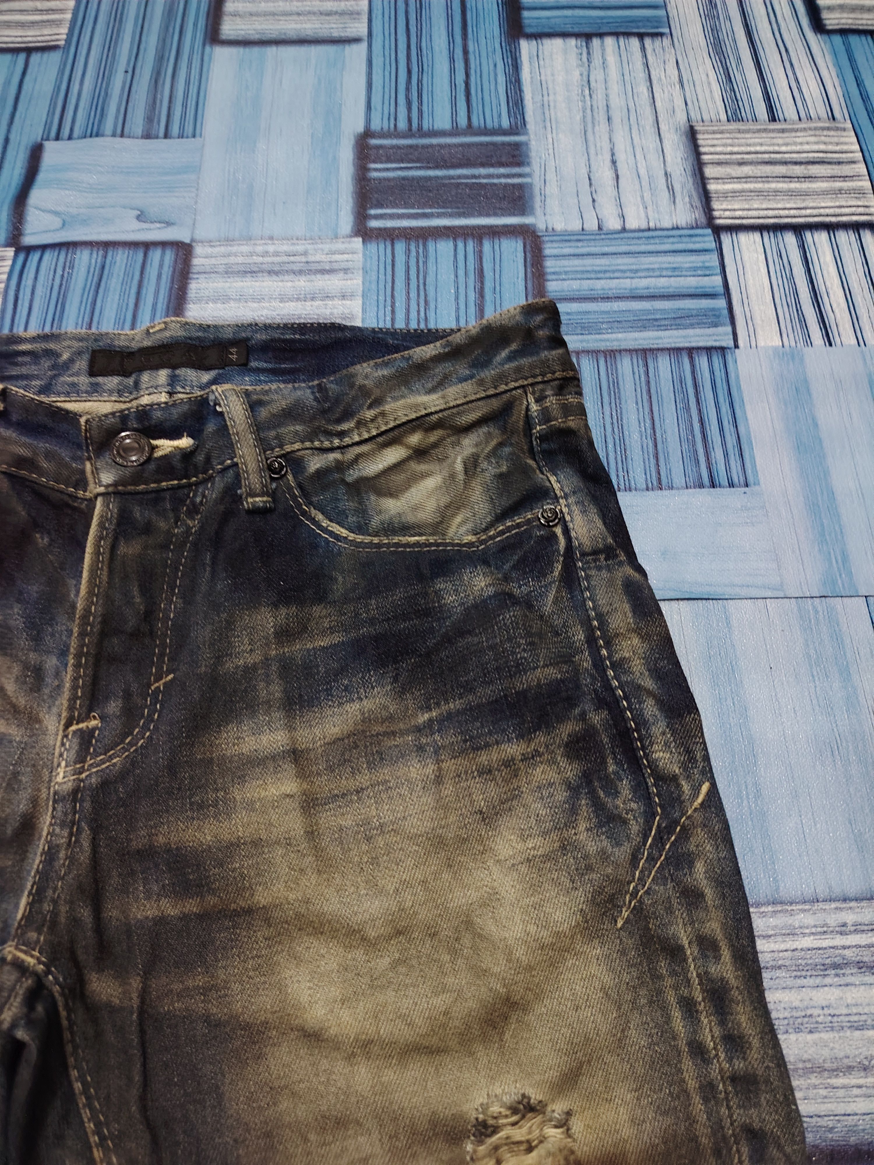 GOSTAR DE FUGA 💥Insane💥Rare💥Fuga Distressed Flared Jeans inspired I6W9 Size US 30 / EU 46 - 11 Thumbnail