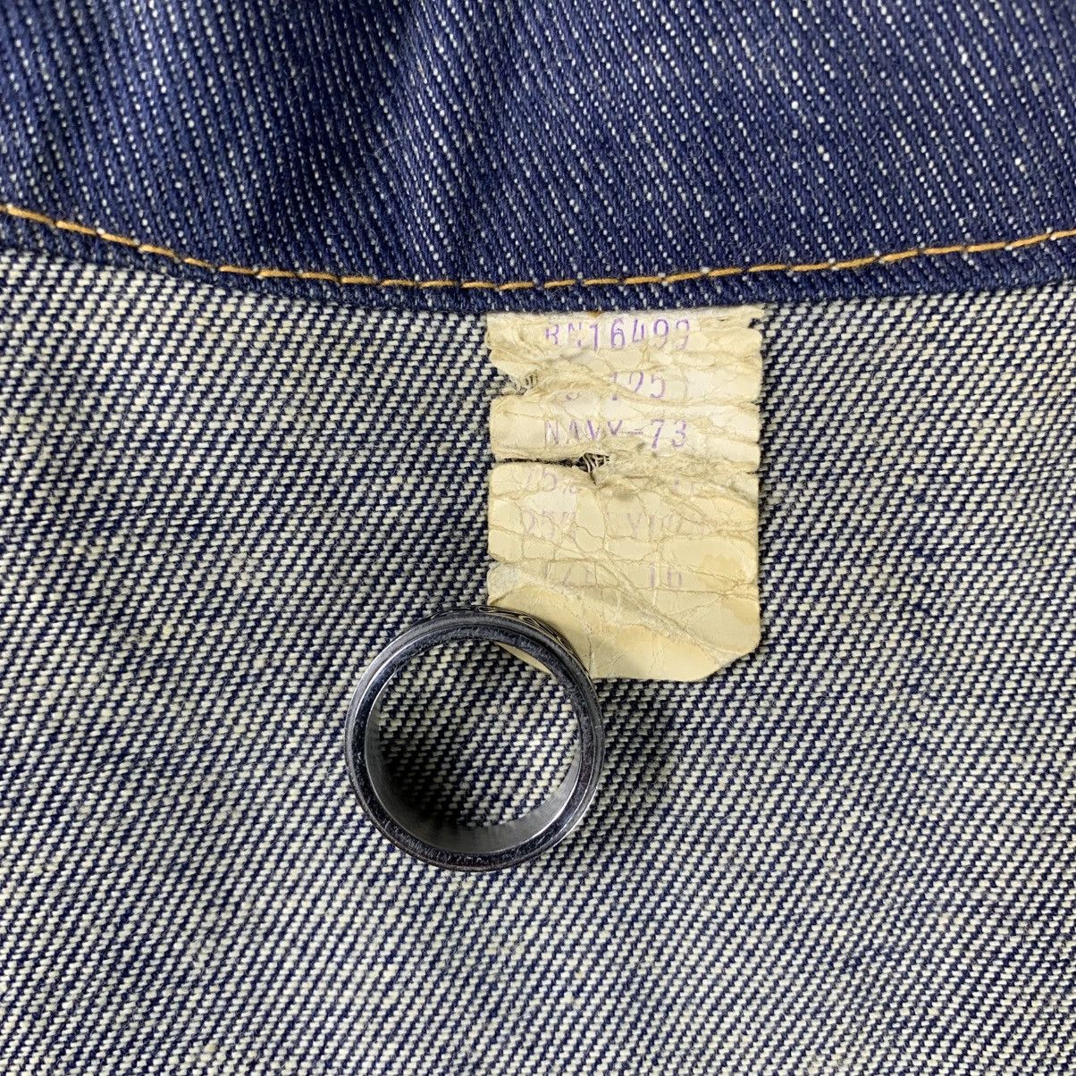 Vintage 1940s denim blue Jeans selvedge jacket with 1950s Size US M / EU 48-50 / 2 - 4 Thumbnail