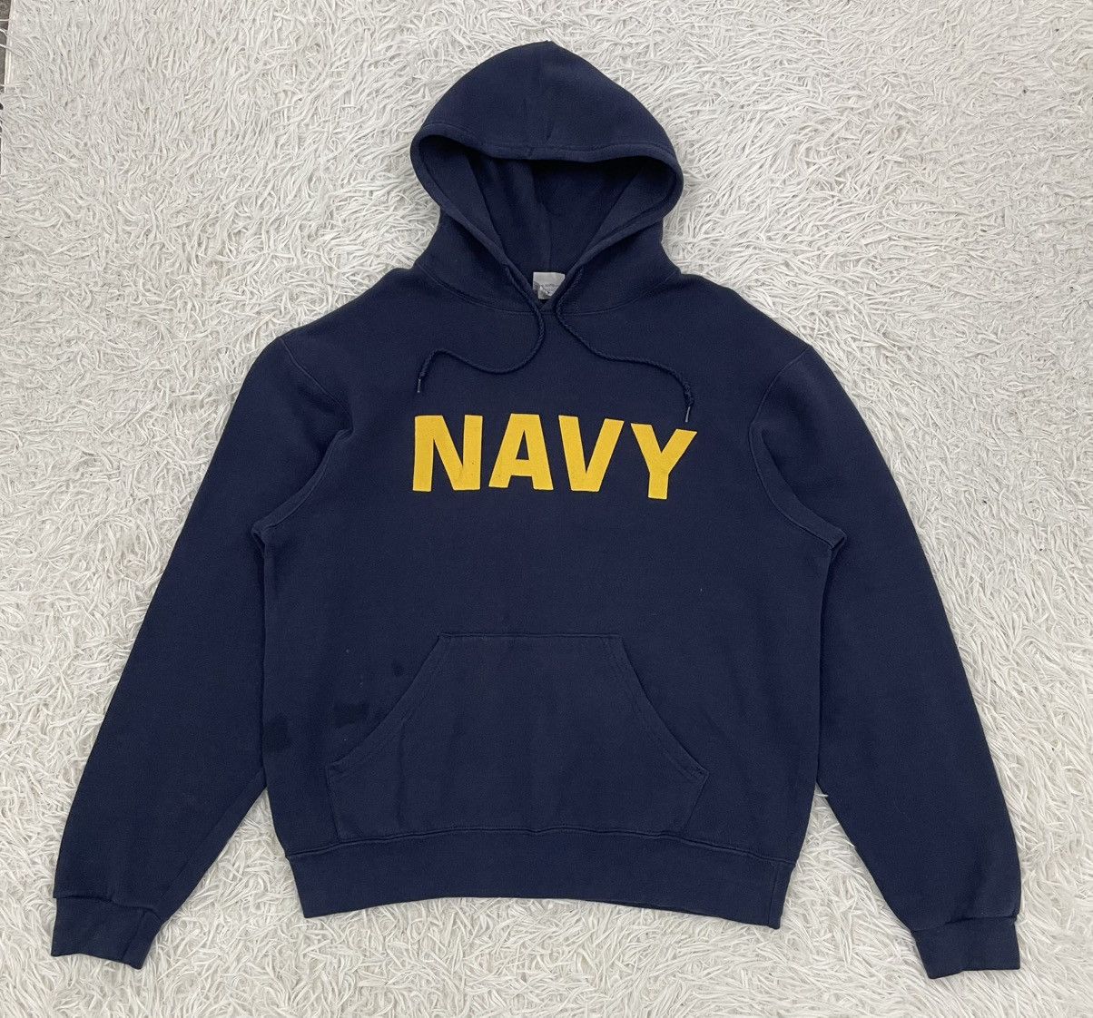 Soffe Vintage Navy Printed Hoodie By Soffe Size US M / EU 48-50 / 2 - 1 Thumbnail