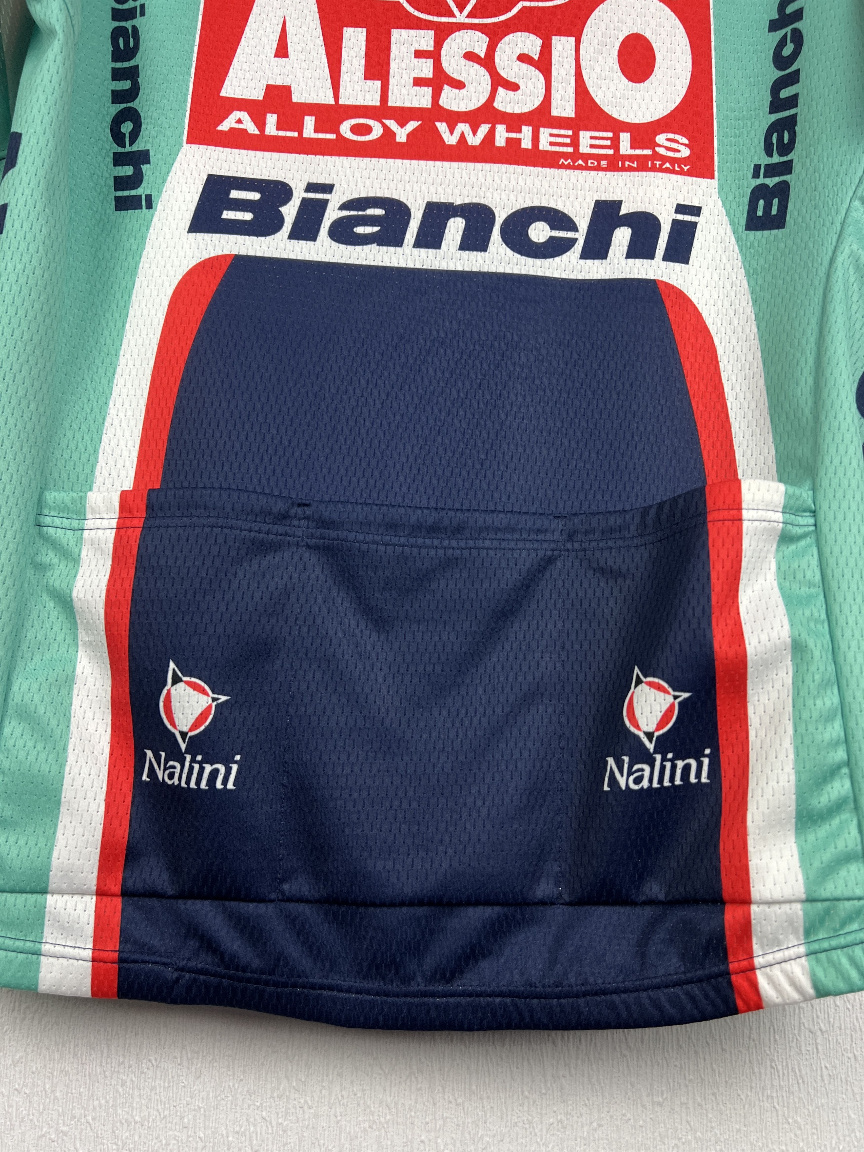 Vintage Nalini Bianchi & Alessio Cycling Jersey Sport Shirt Trikot Size US M / EU 48-50 / 2 - 10 Thumbnail