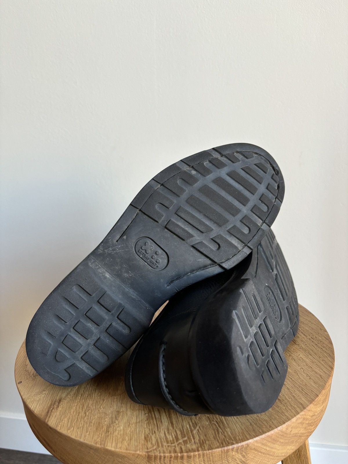 Bally Bally Noah Black Leather Rubber Sole Loafers Size US 8 / EU 41 - 11 Thumbnail