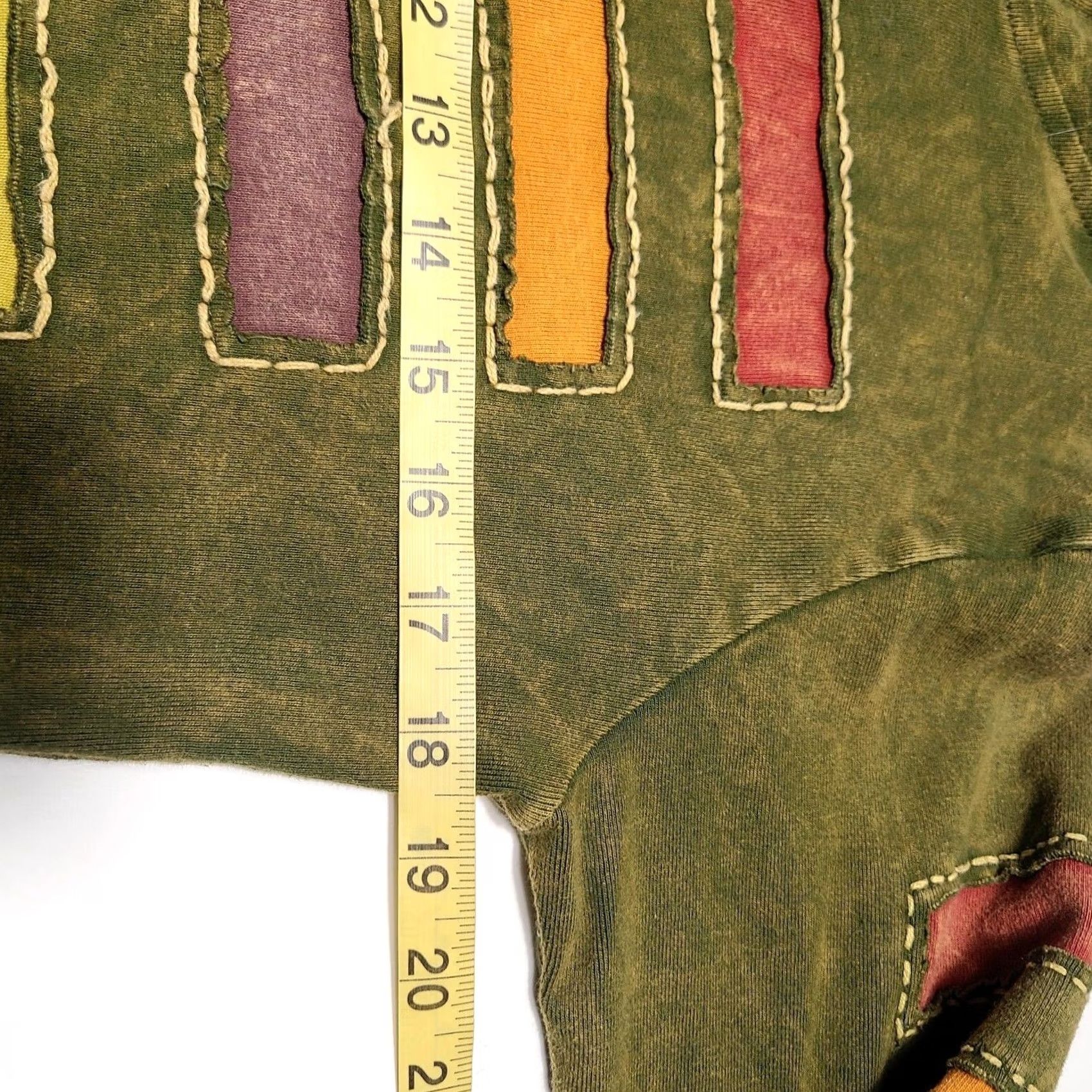 Rainbow VINTAGE Jayli Hoodie Women Medium Full Zip Embroidered Rainbow Festival Boho Hippy Size M / US 6-8 / IT 42-44 - 5 Thumbnail