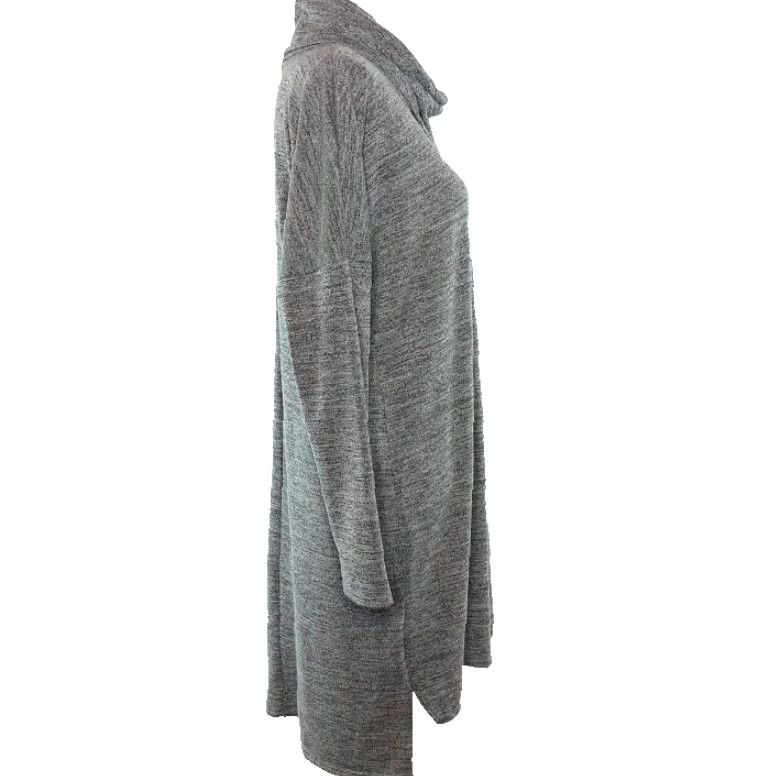 Vintage Sweet Pea Women S Knit Mini Dress Oversized Pullover Cowl Neck Gray Size S / US 4 / IT 40 - 3 Thumbnail