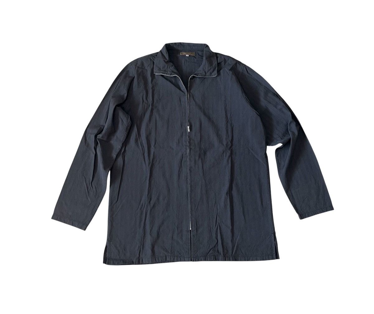 Yohji Yamamoto TAX FREE 🇺🇸 yohji yamamoto y’s for men zip up striped jacket Size US L / EU 52-54 / 3 - 1 Thumbnail