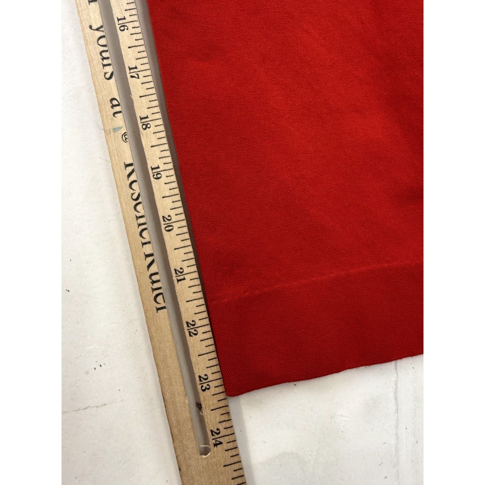 Banana Republic Banana Republic Sloan Dress Pants Womens 14S Red Cropped Stretch Twill Work Dress Pants Slim Pockets Solid 14S Womens Size 36" / US 14 / IT 50 - 5 Thumbnail