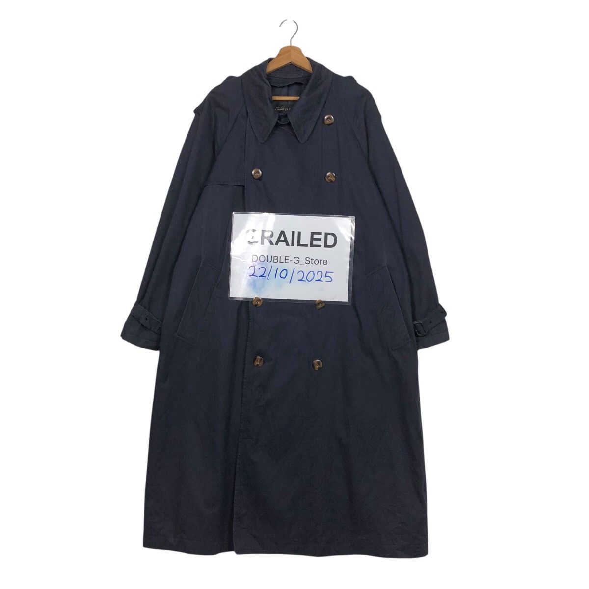 Japanese Brand 📌Rich Blue Vtg Long Jacket Comme Ca Ism Mode Issey Miyake Size US M / EU 48-50 / 2 - 1 Thumbnail