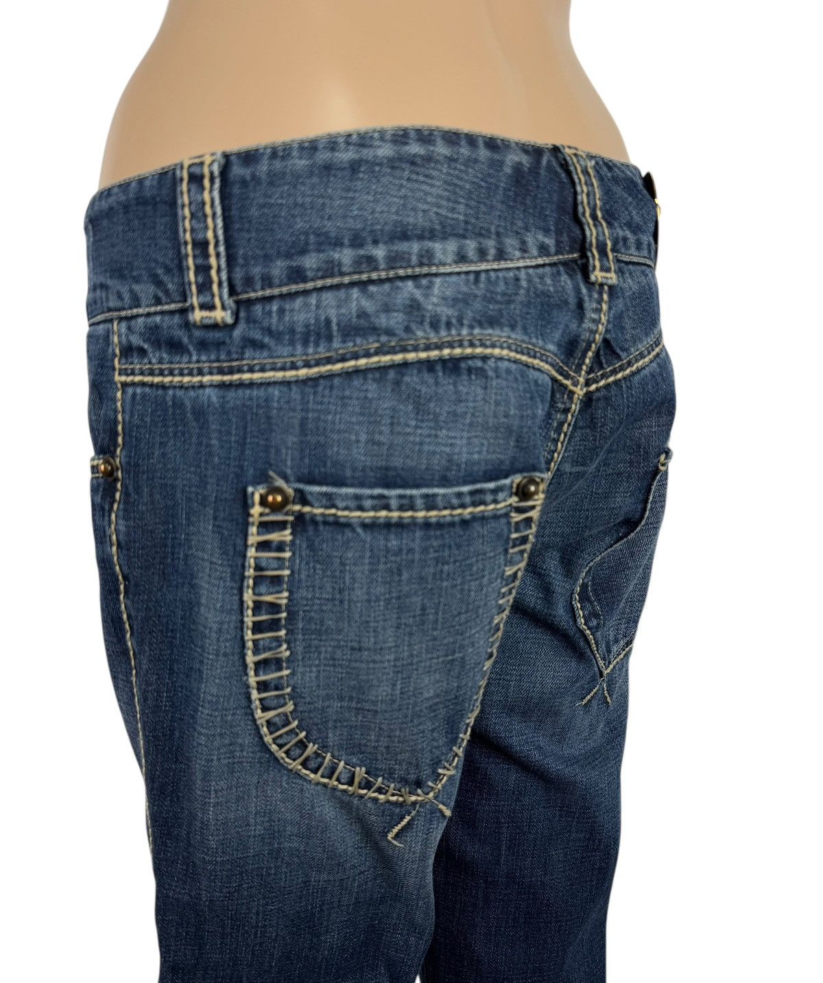 Other Angelo Mozzillo Fashion Fantasy Art Denim Jeans Vintage 42 Size 28" / US 6 / IT 42 - 9 Thumbnail